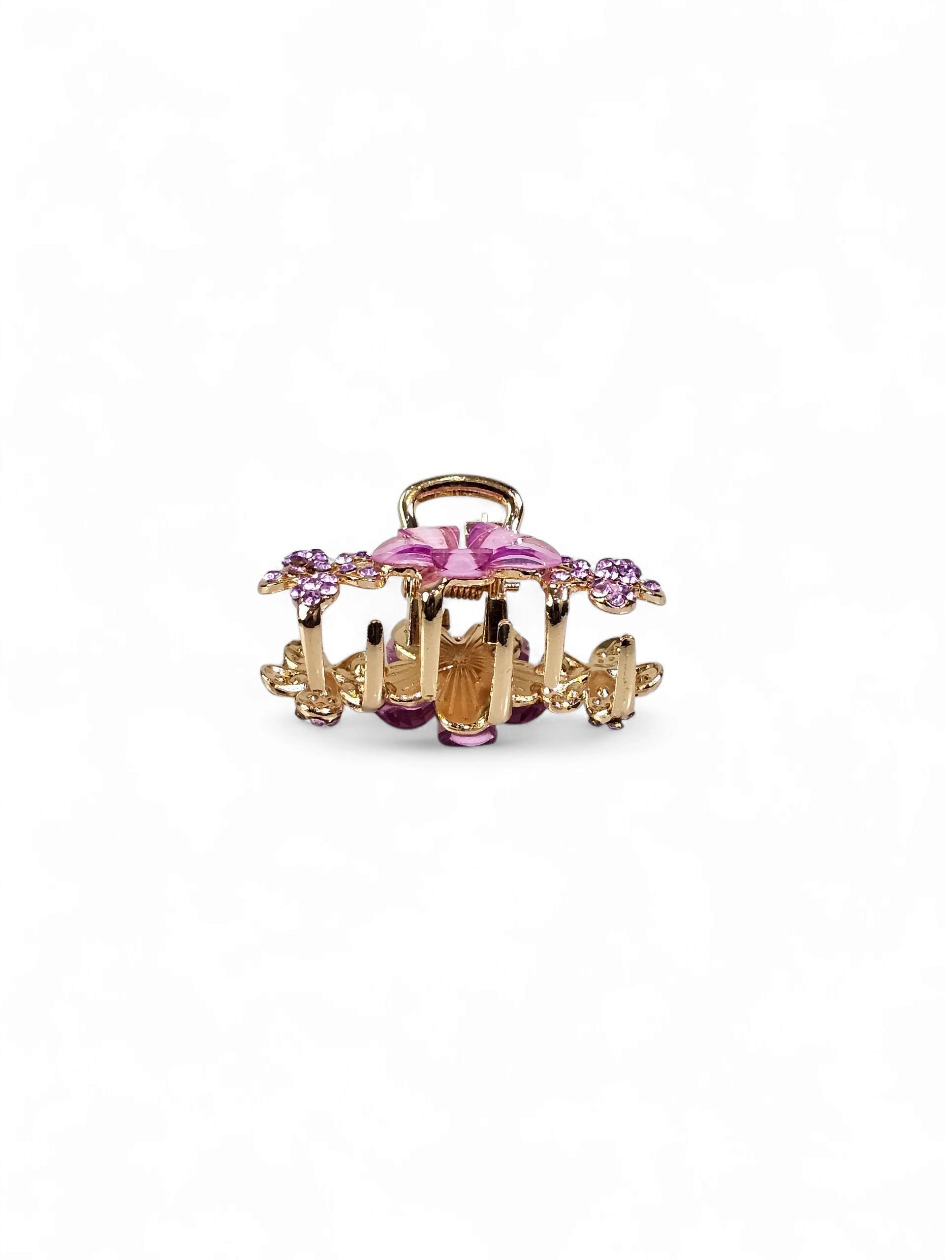 Prendedor de Cabelo Cristal Pequeno 059