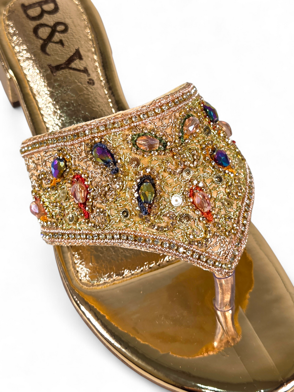 Chinelo 9441 Bronze Salto Bloco