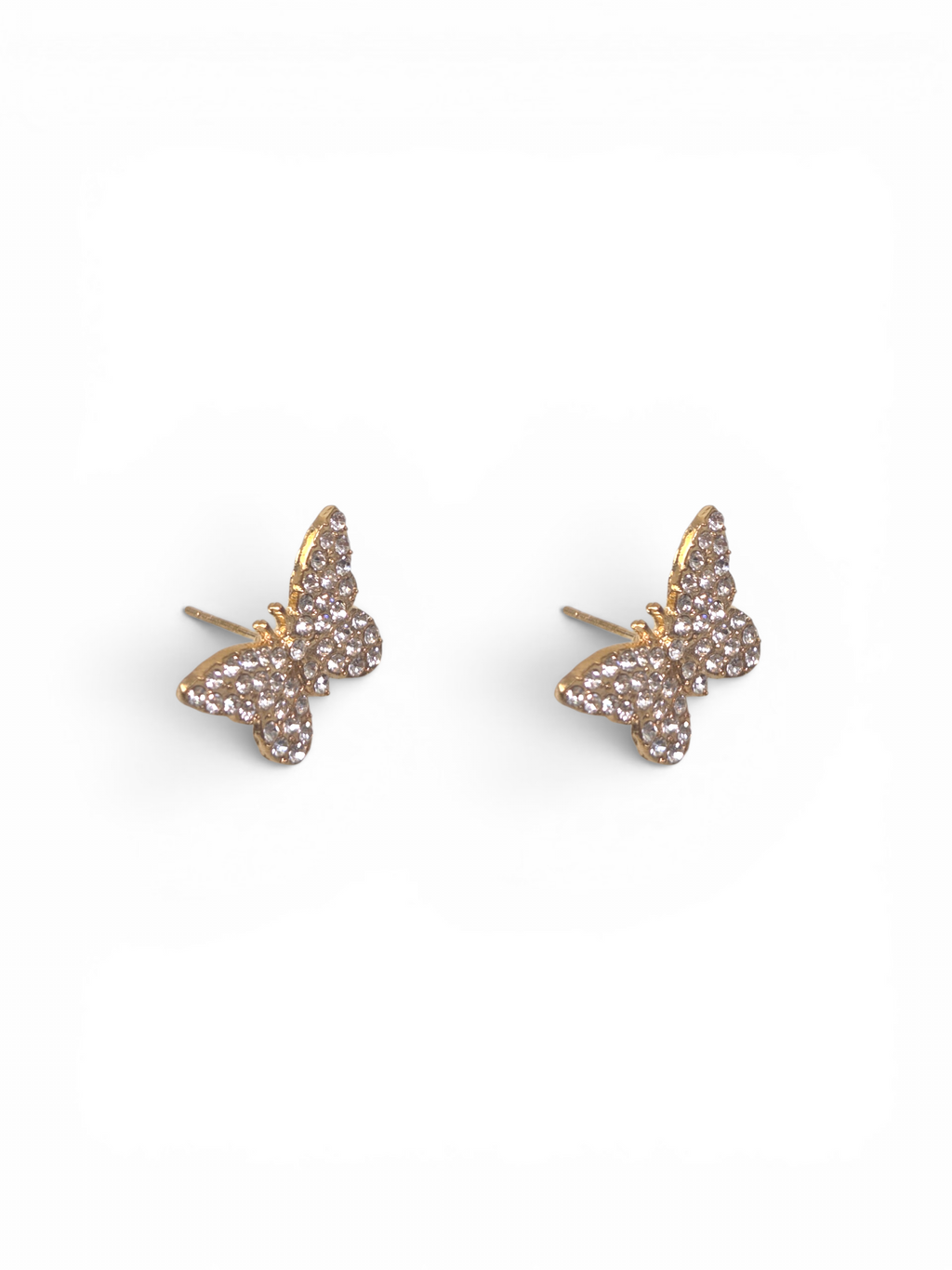 Brinco Cristal Zirconia Dourado #2045