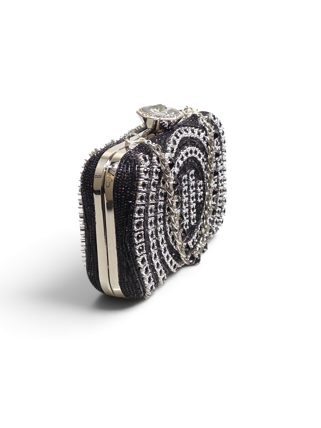 Bolsa Classic Clutch Cristal Preto 1100