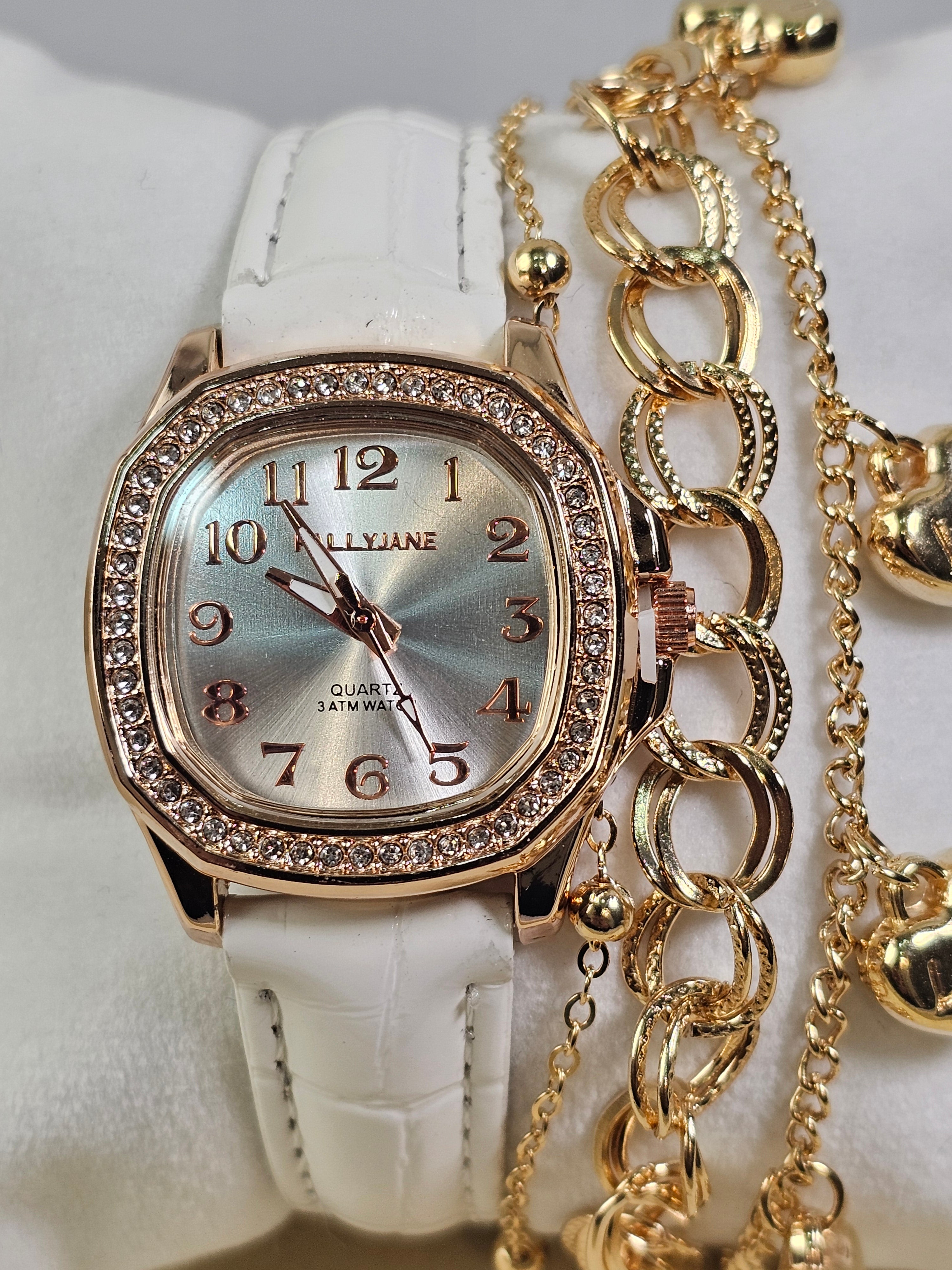 Relógio Prova d’Água com Pulseira Folheada 049