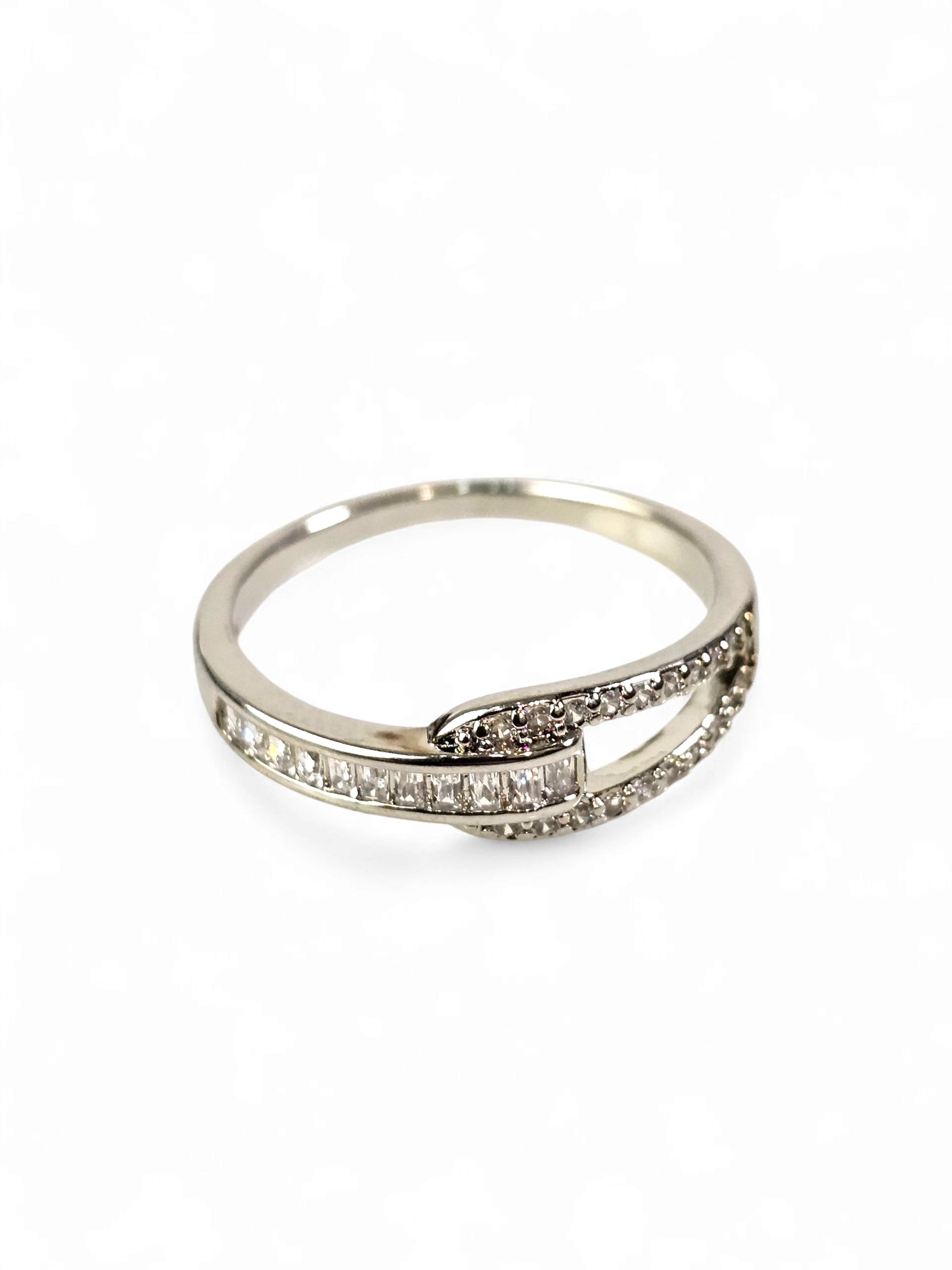 Anel Cristal Zirconia Prata 001