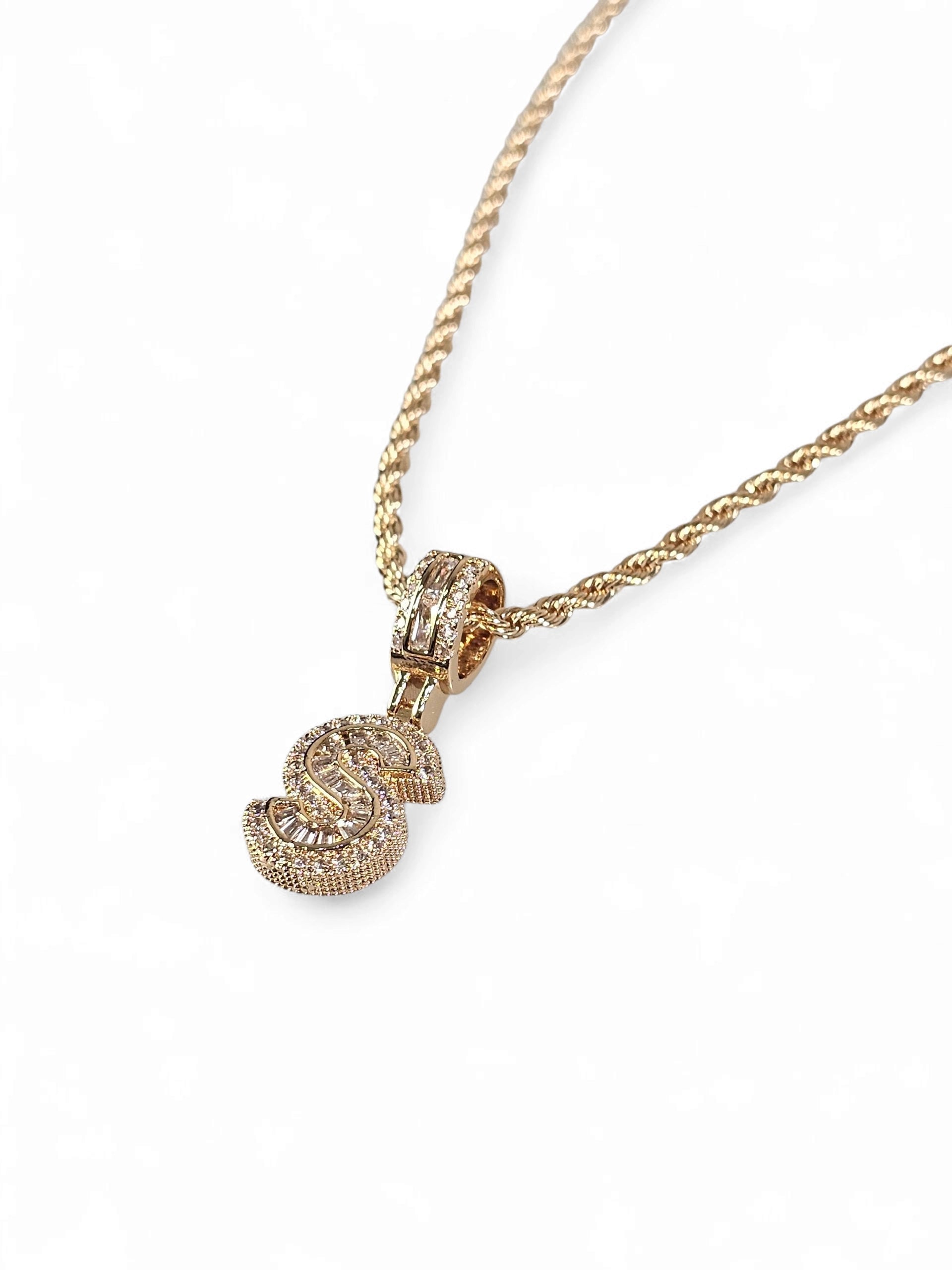 Colar Inicial (S) Zirconia