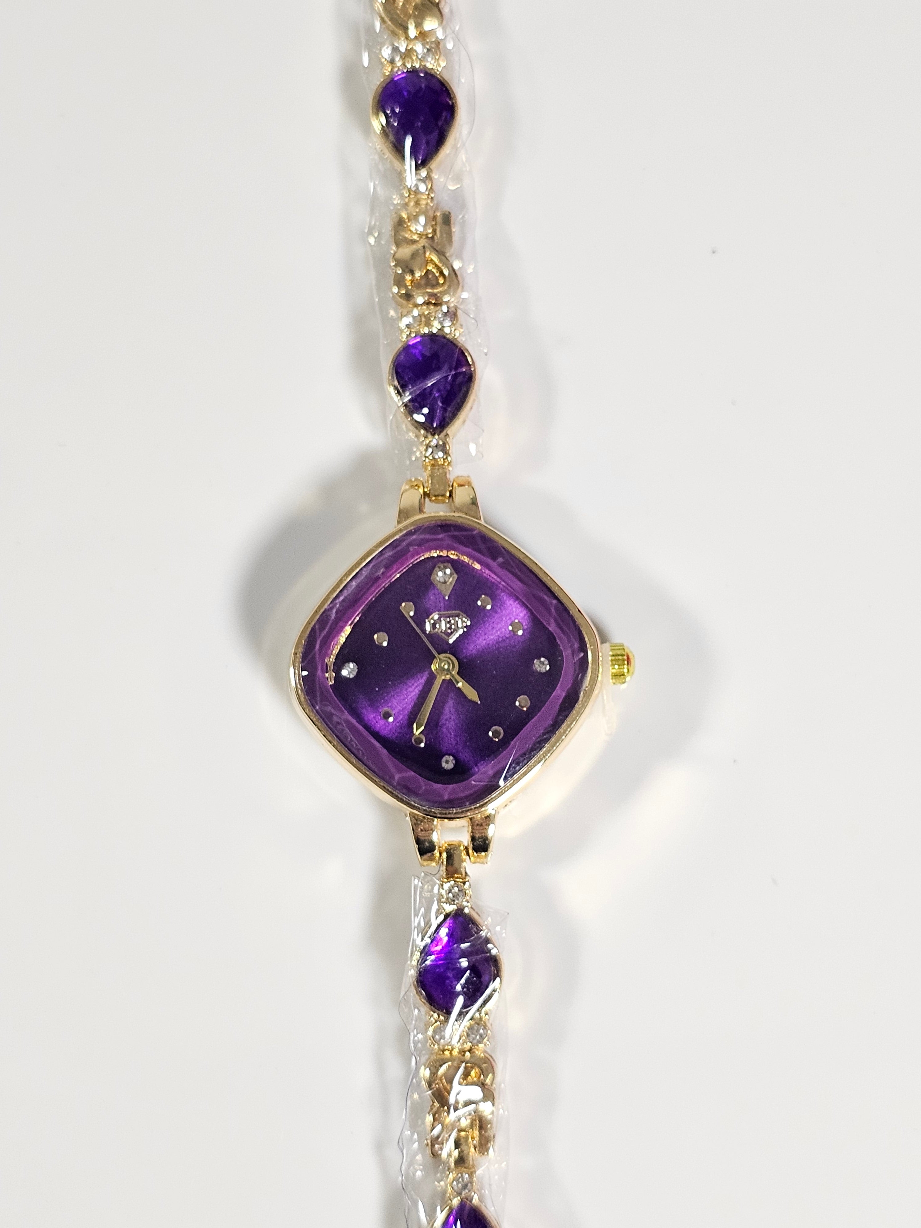 Relógio Prova d’Água com Pulseira Folheada 018