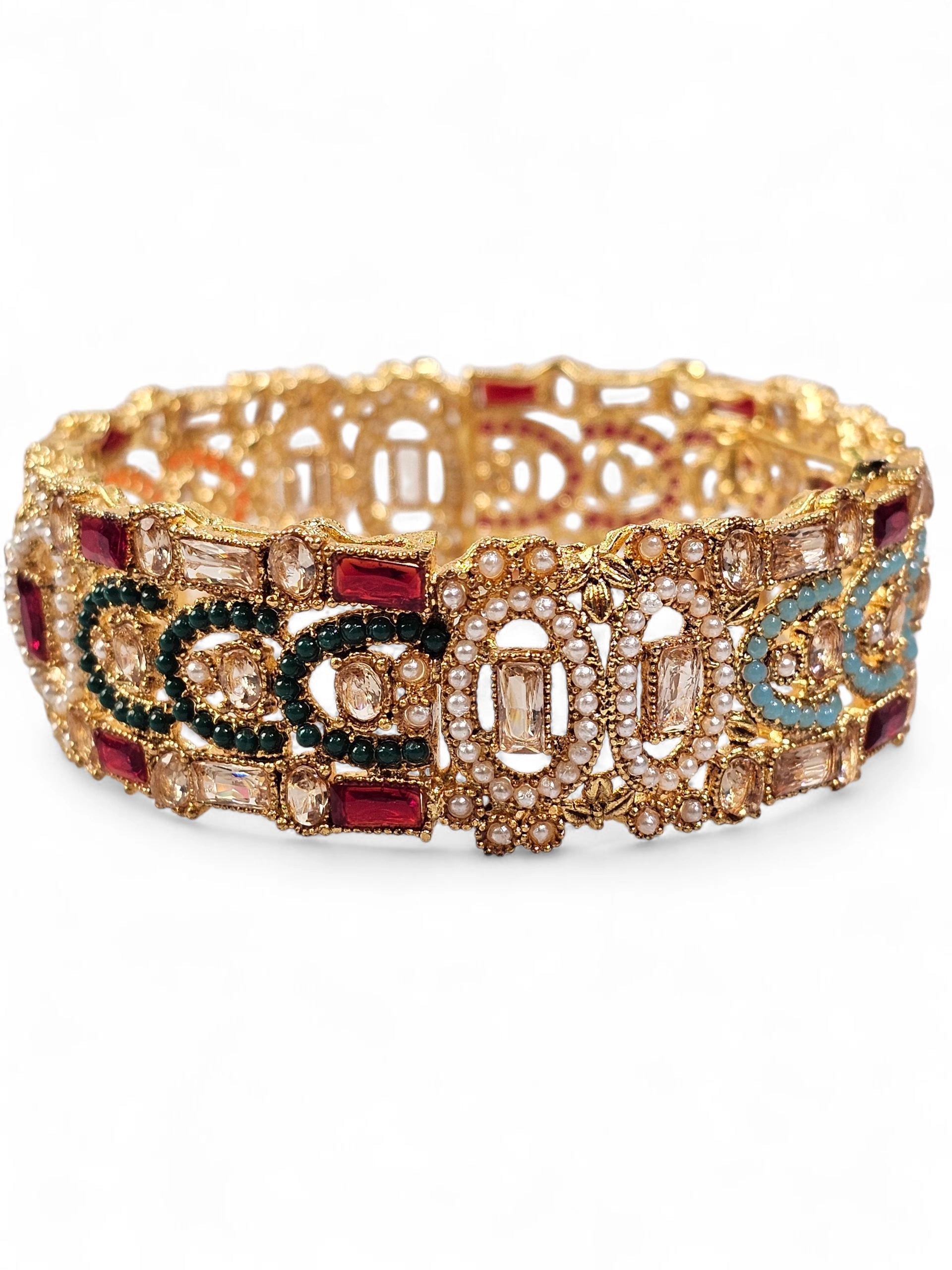 Bracelete Dourado Semi Joia 026