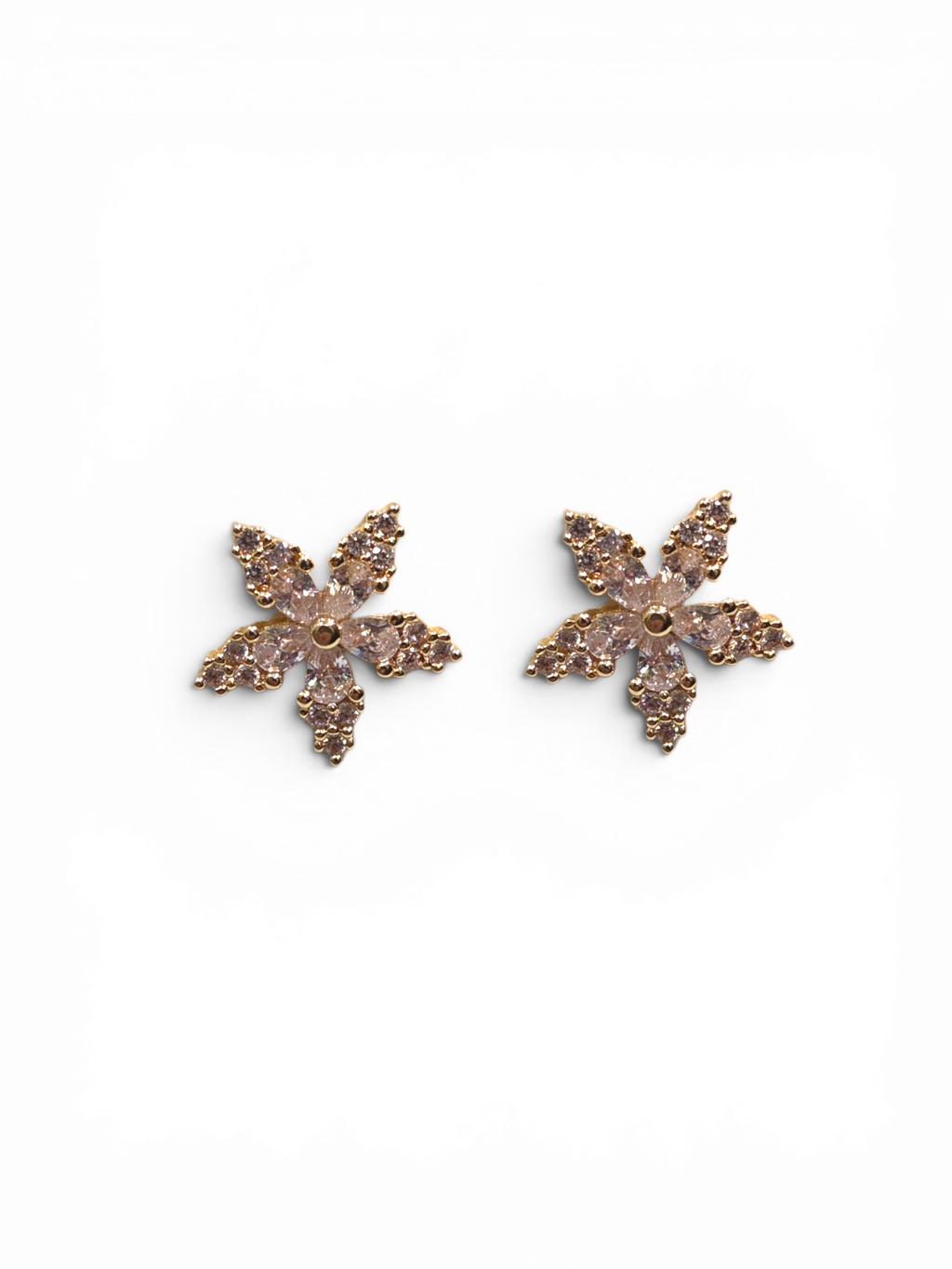 Brinco Cristal Zirconia Dourado 2013
