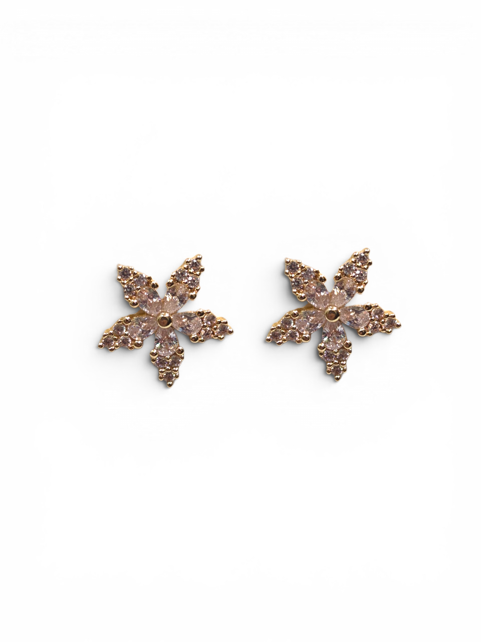 Brinco Cristal Zirconia Dourado 2013