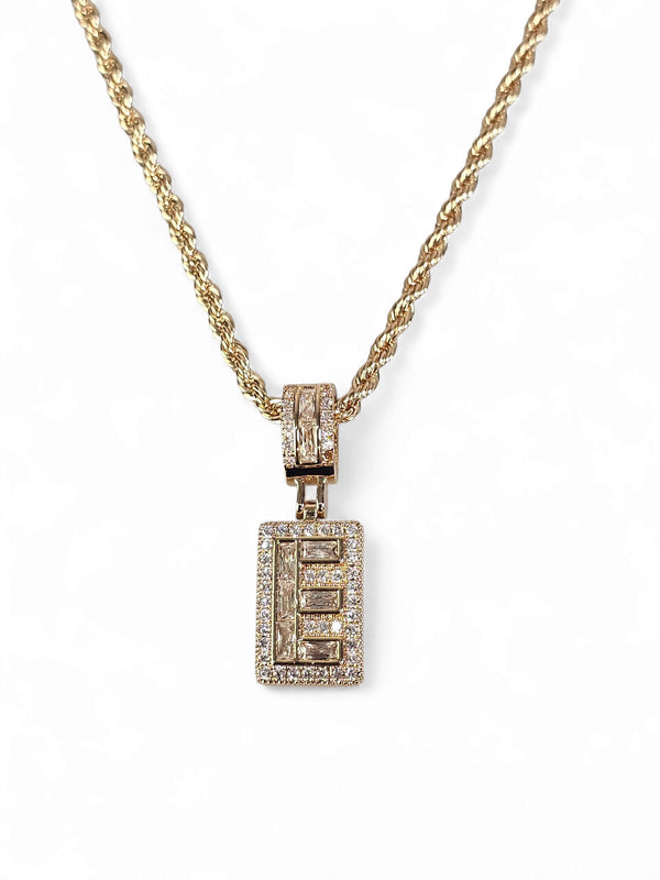 Colar Inicial (E) Zirconia