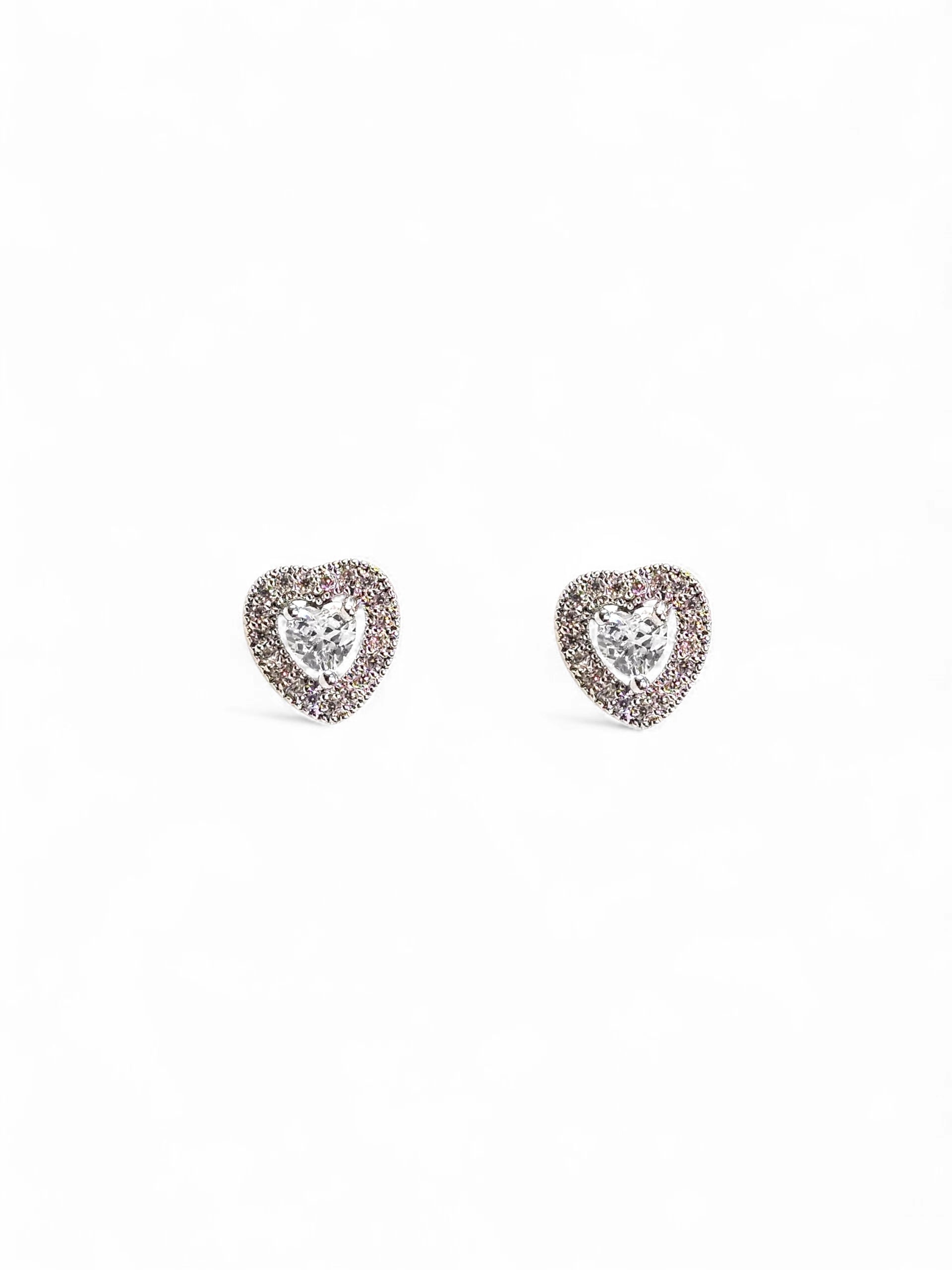 Brinco Cristal Zirconia Prata 069