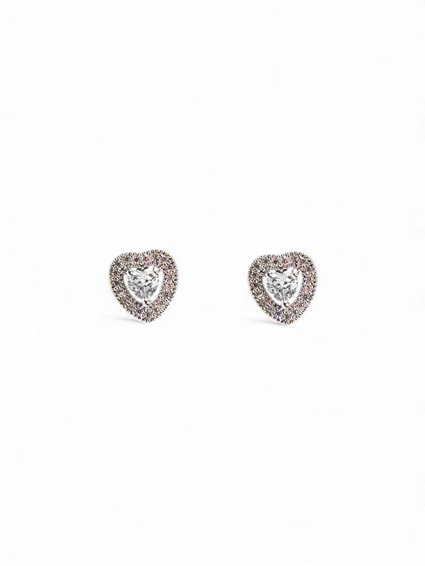 Brinco Cristal Zirconia Prata 069