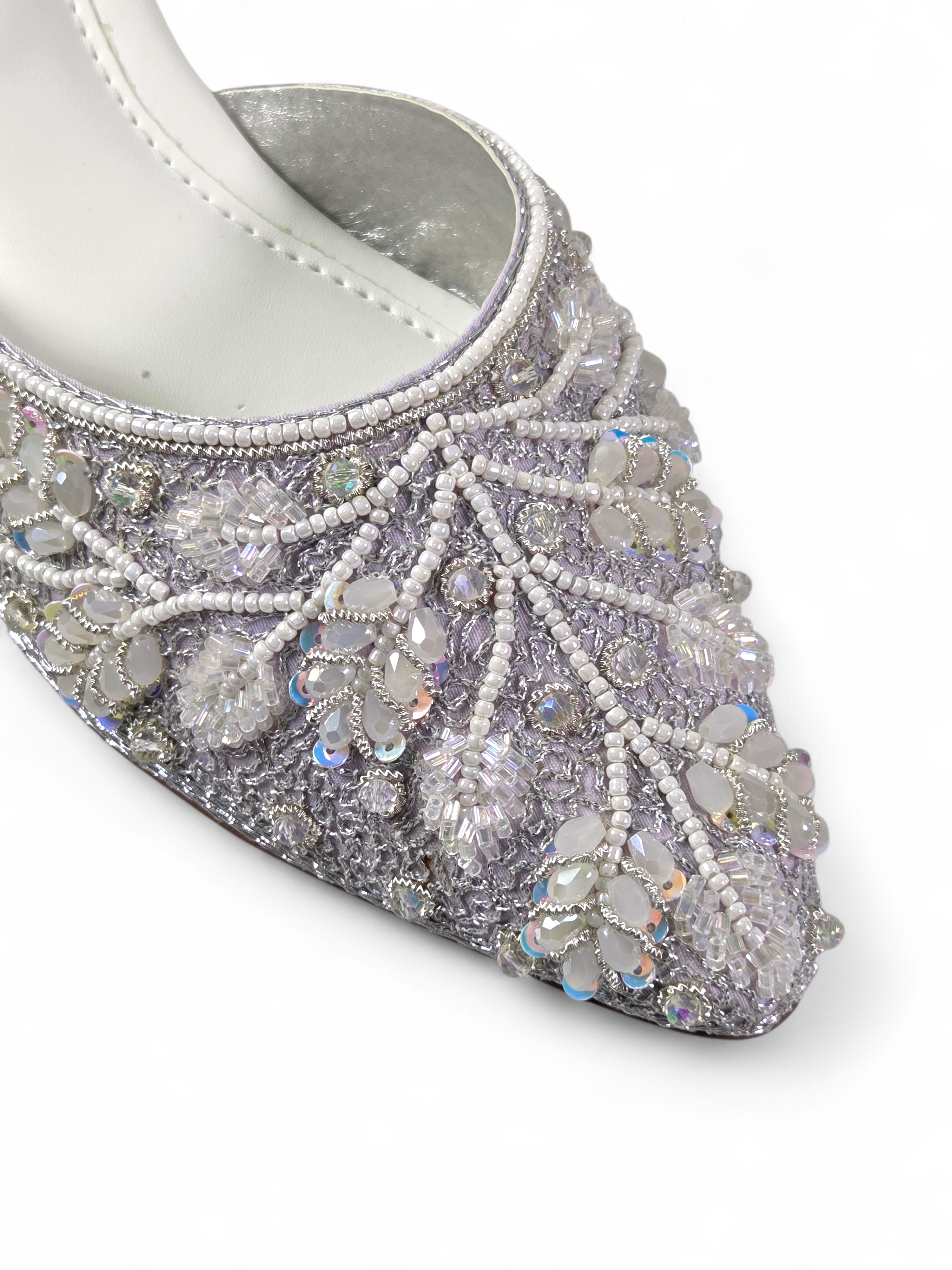 Mule 9837 Branco Salto Médio