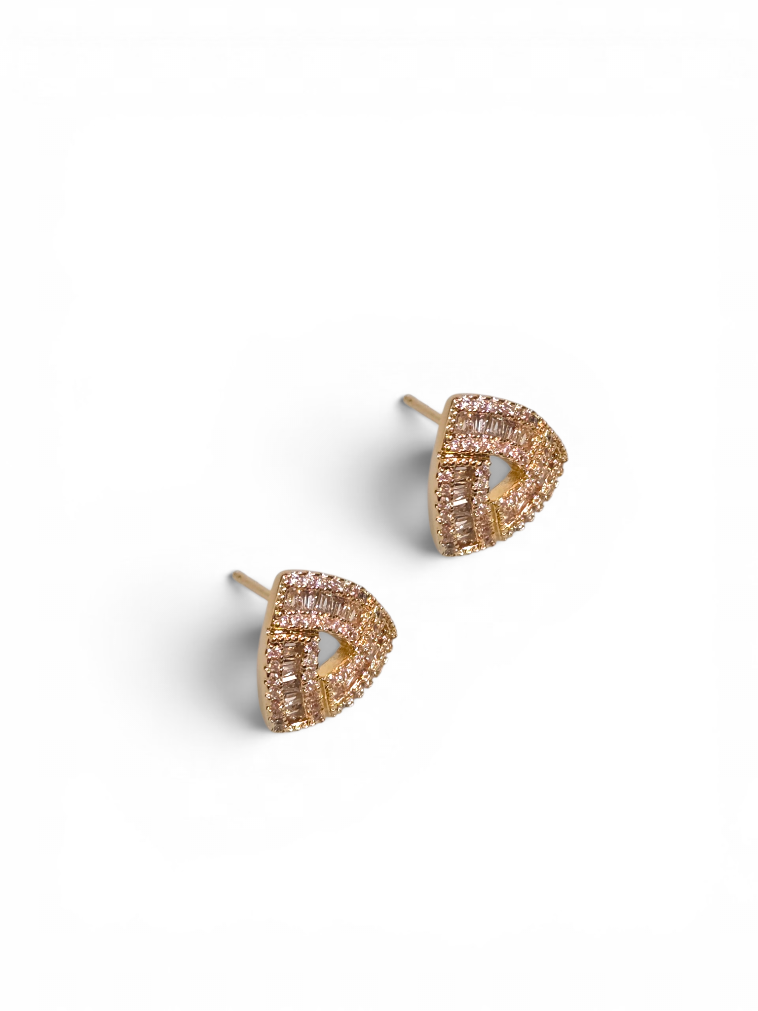 Brinco Cristal Zirconia Dourado 2012