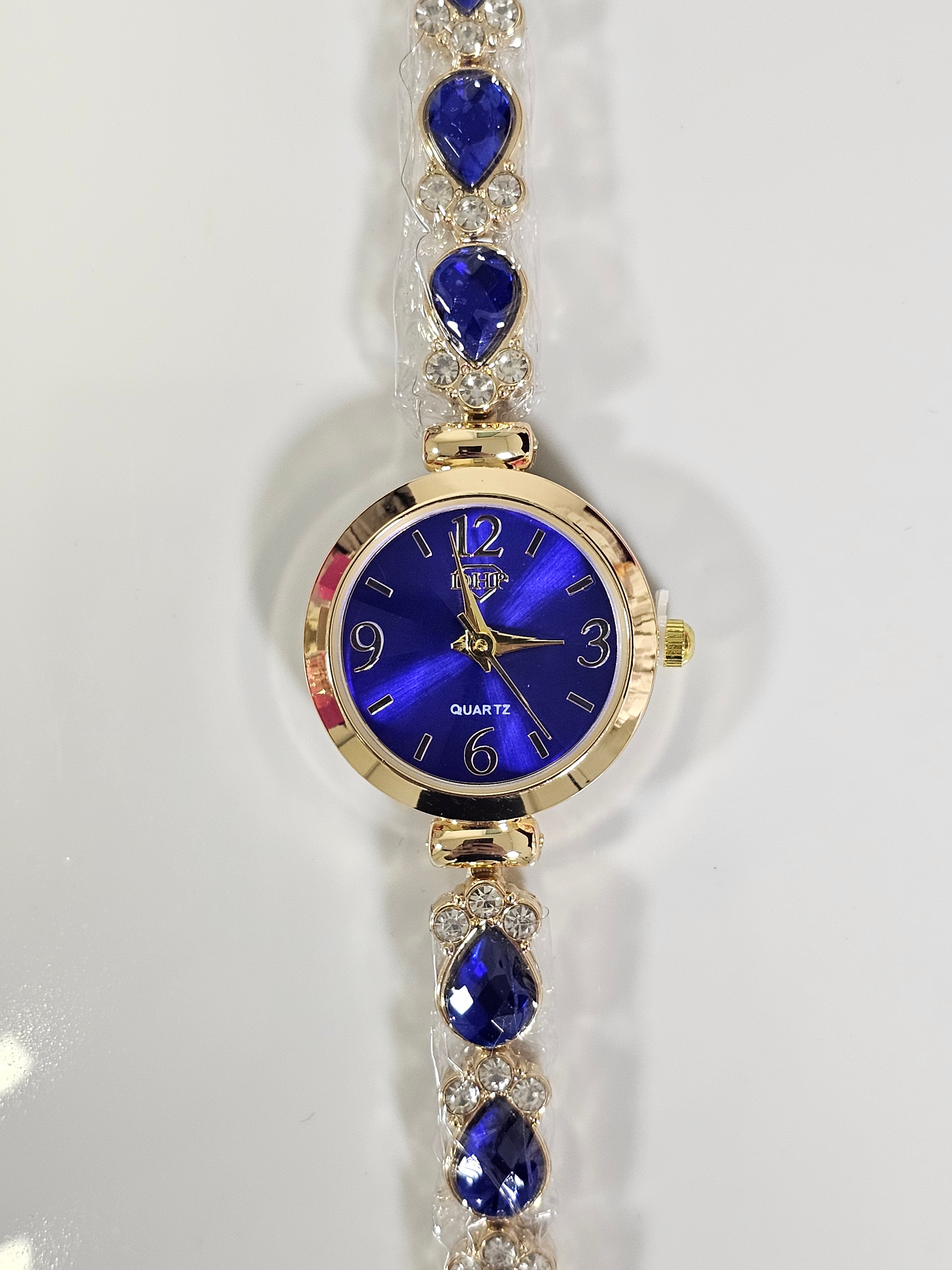 Relógio Prova d’Água com Pulseira Folheada 022