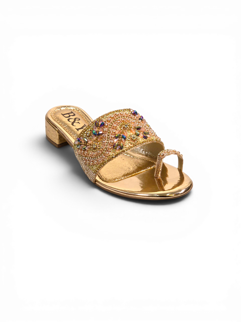 Tamanco 9435 Bronze Salto Bloco 3 cm