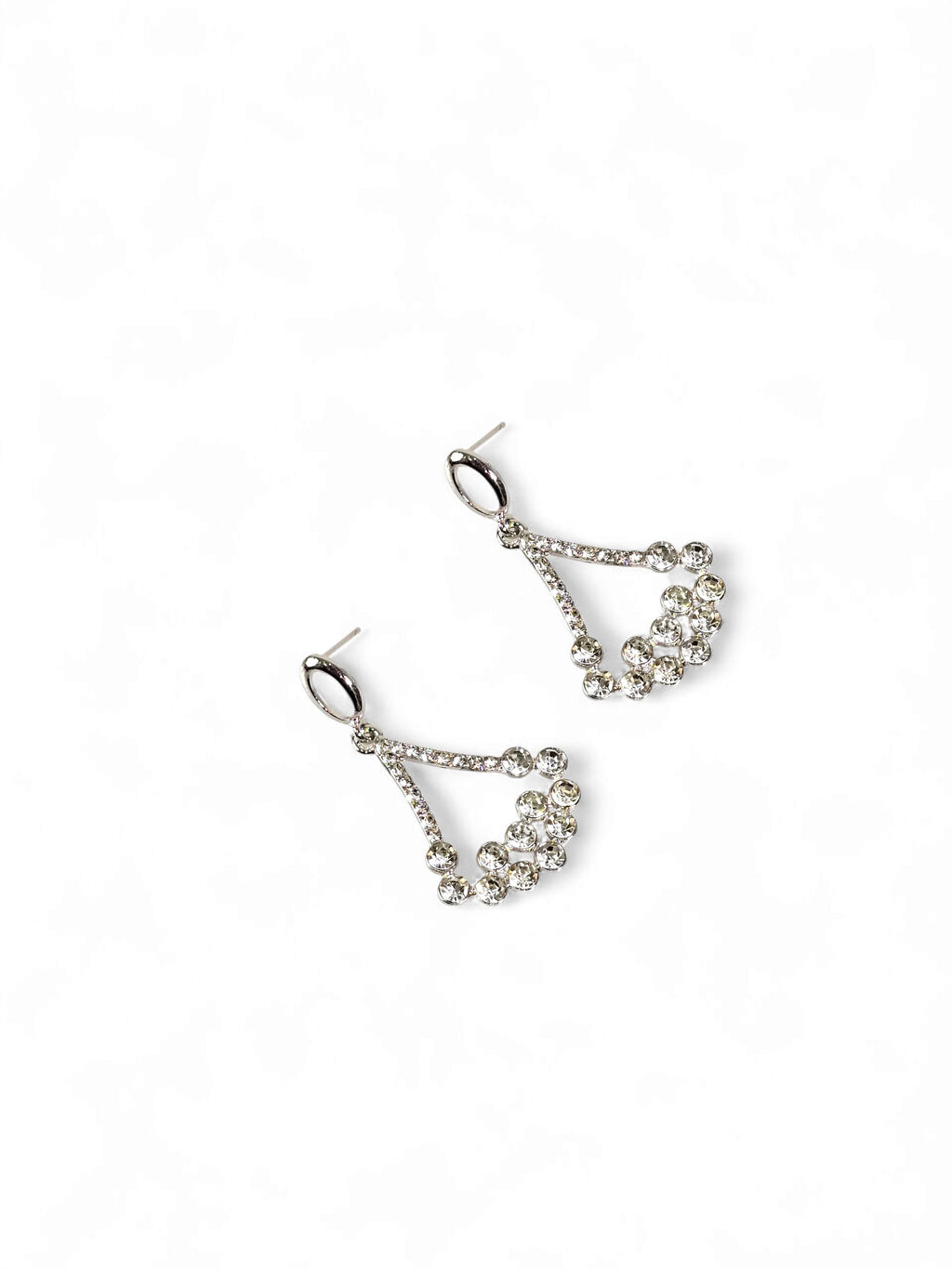 Brinco Cristal Prata 055