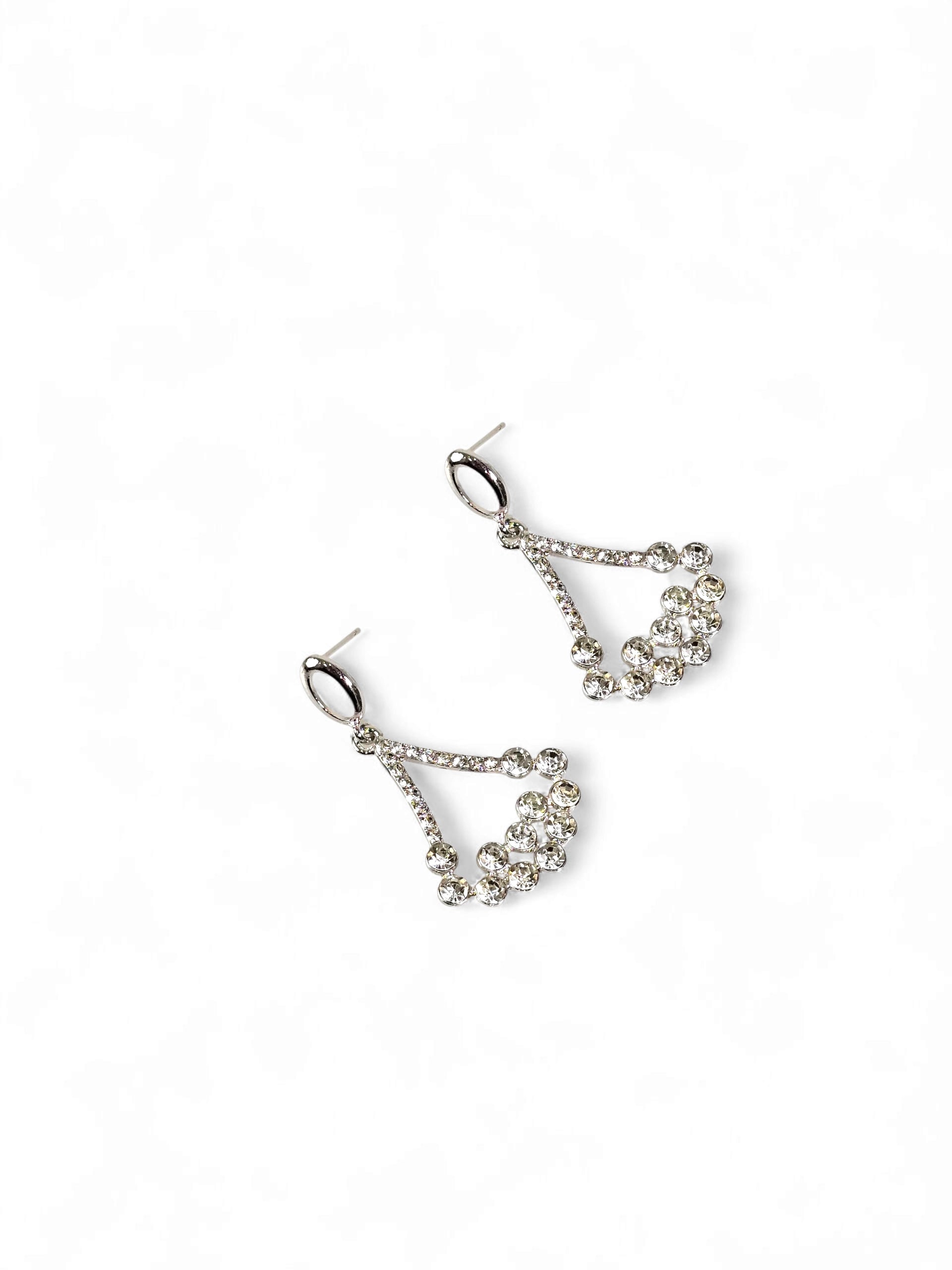 Brinco Cristal Prata 055