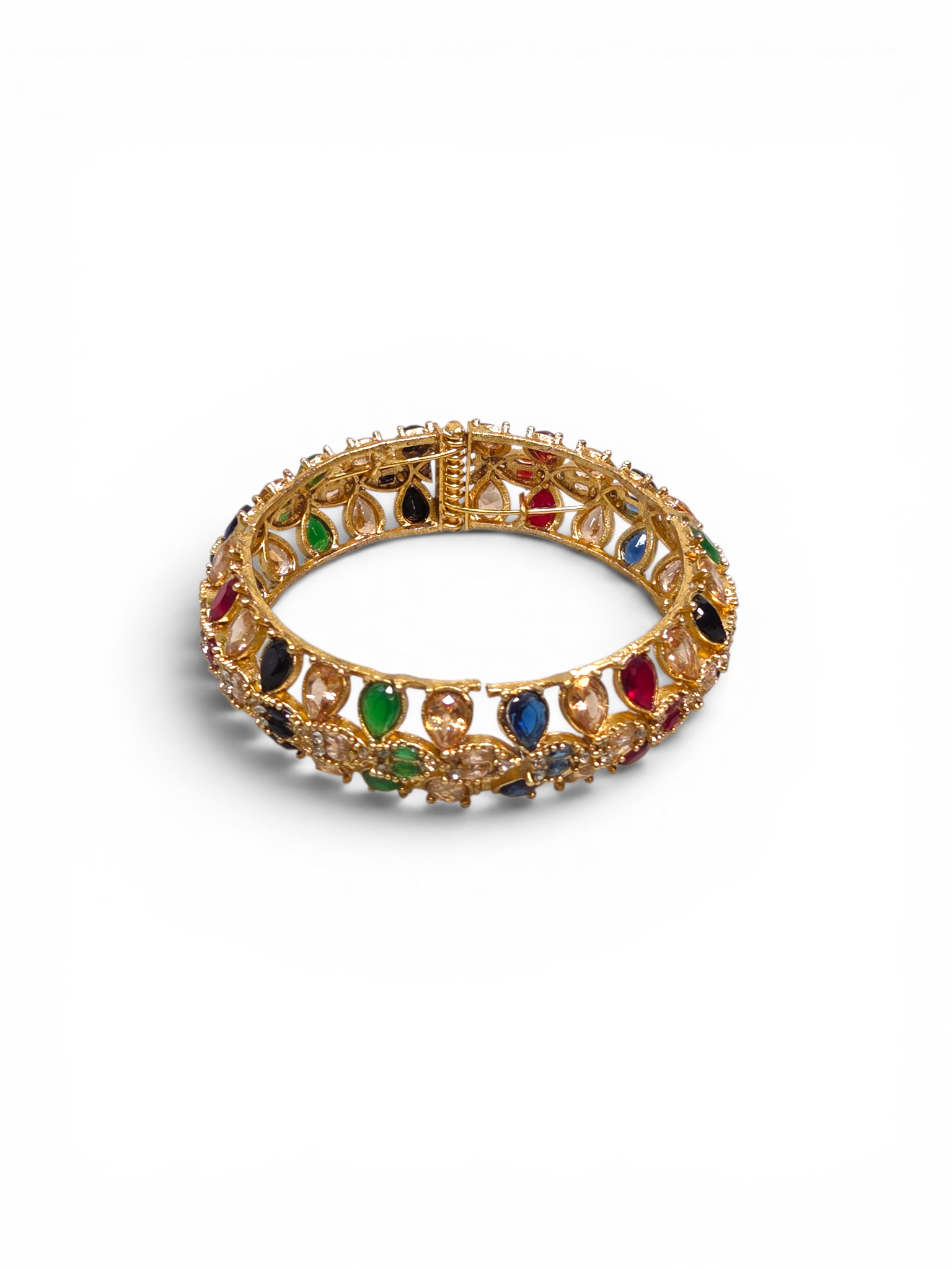 Bracelete Folheado Semi Joia Dourado #2035
