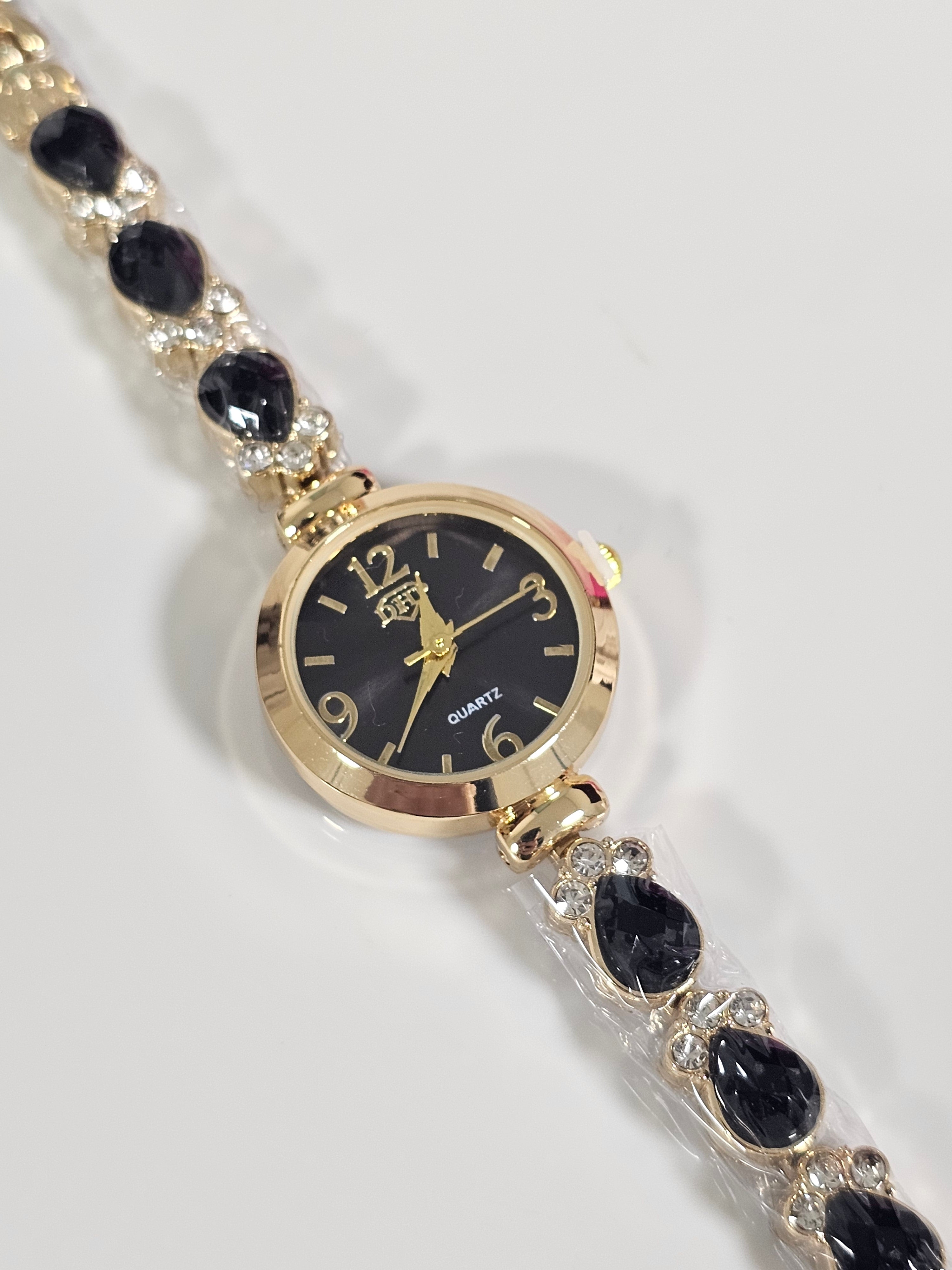 Relógio Prova d’Água com Pulseira Folheada 020