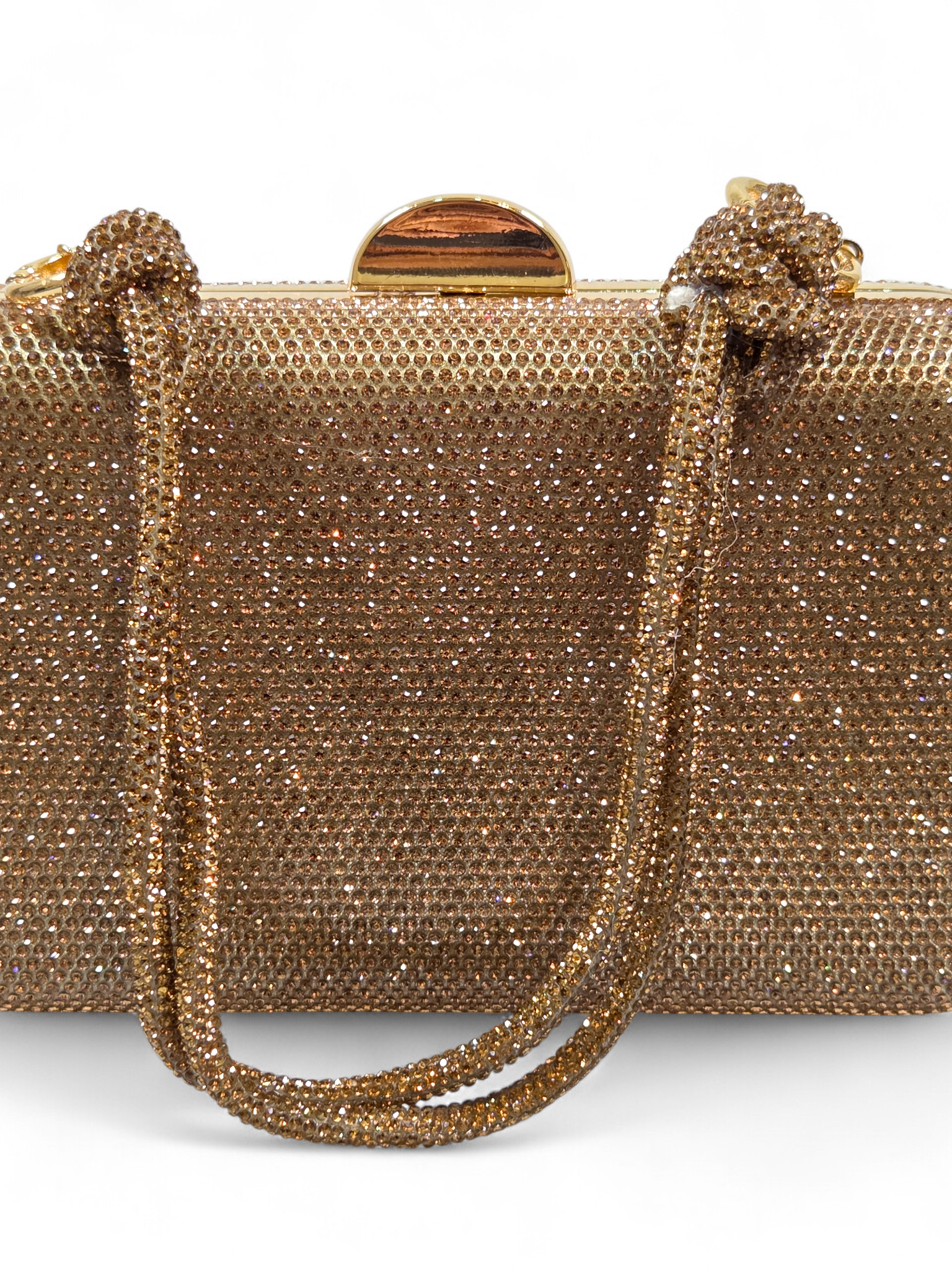 Bolsa Clutch Cristal Champagne 1062