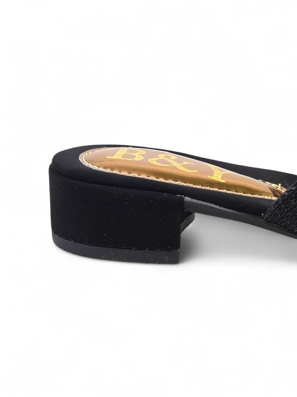 Chinelo 9824 Preto Salto Bloco