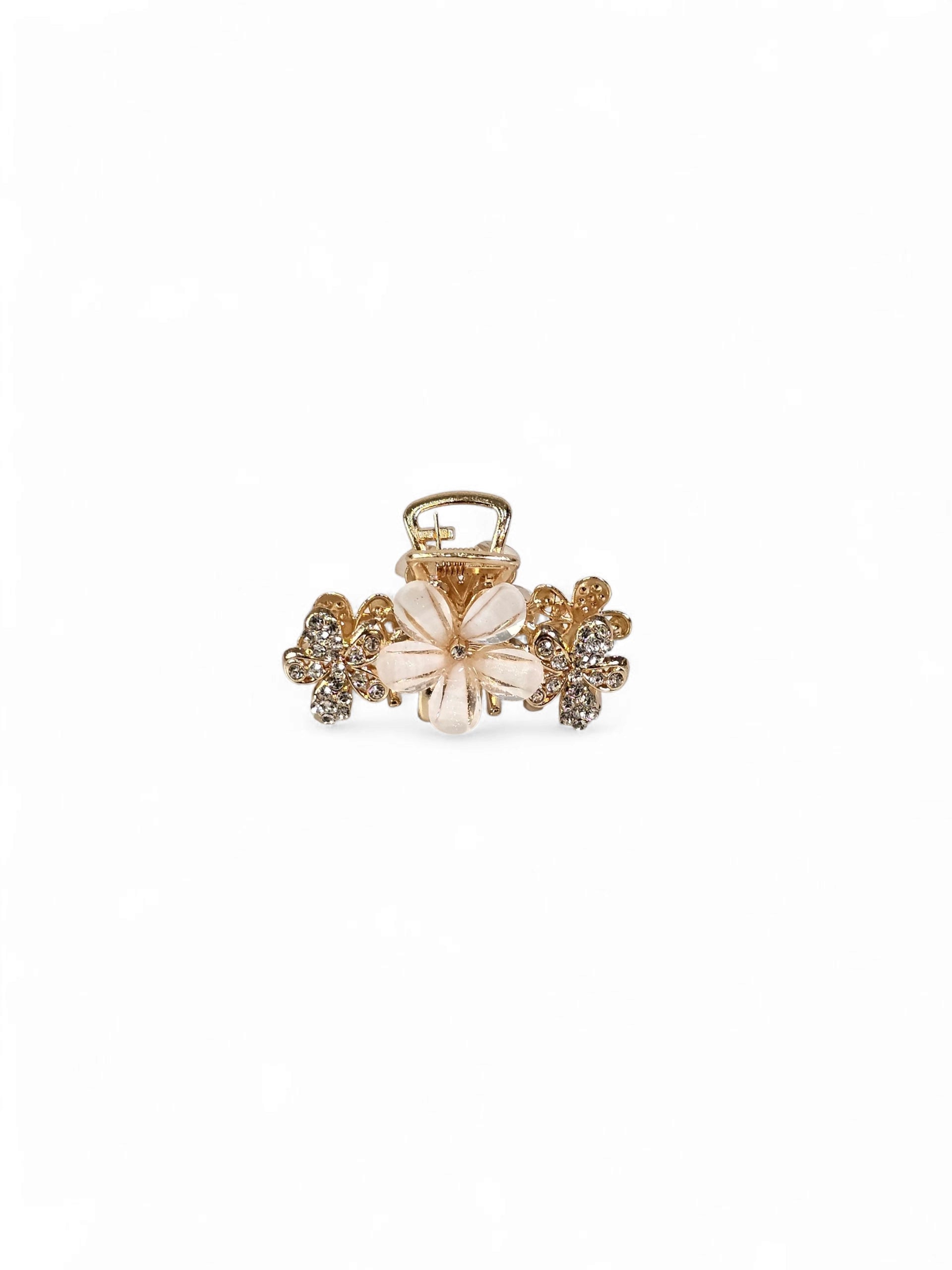 Prendedor de Cabelo Cristal Pequeno 037