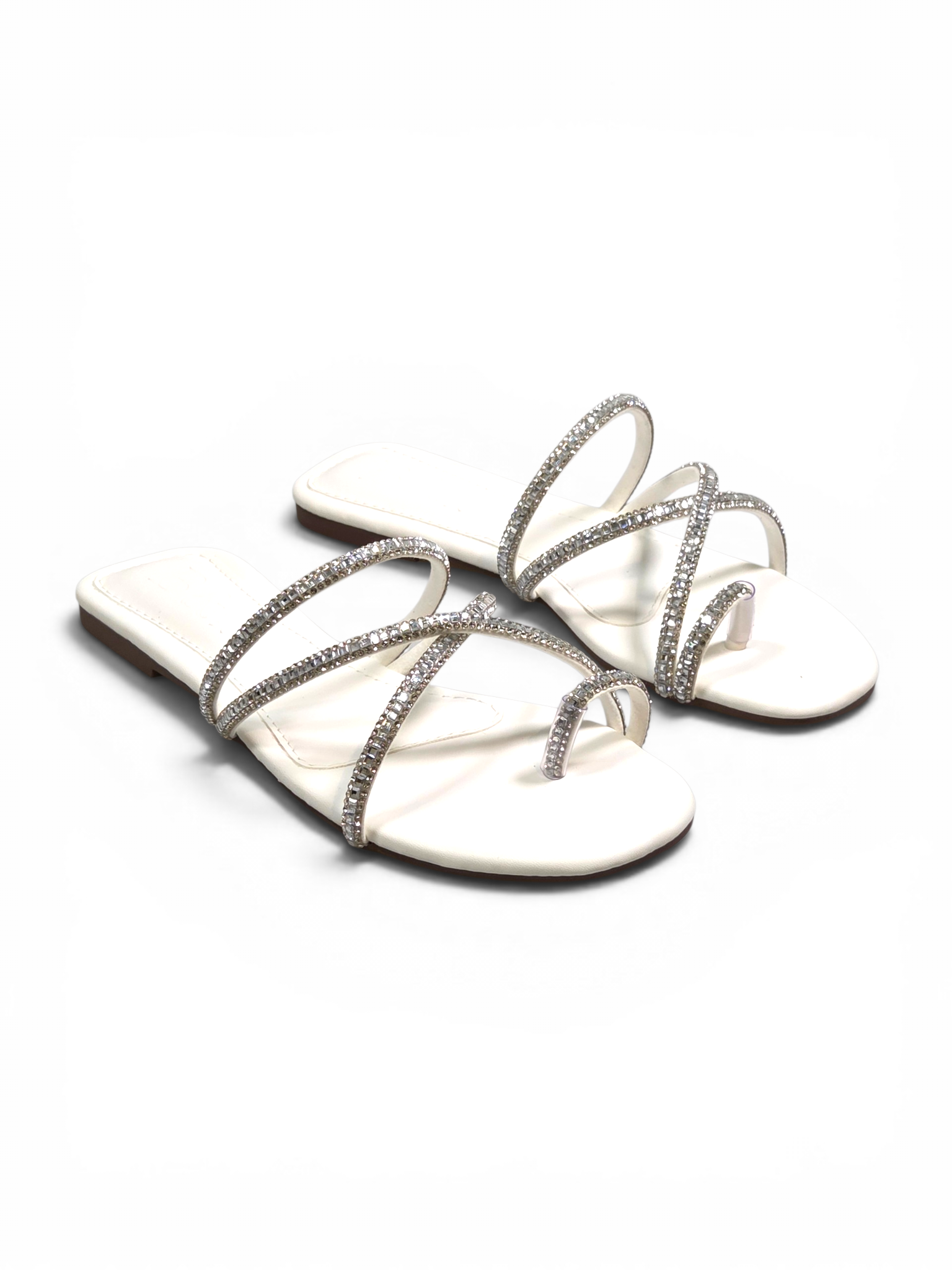 Chinelo 6101 Branco Sem Salto