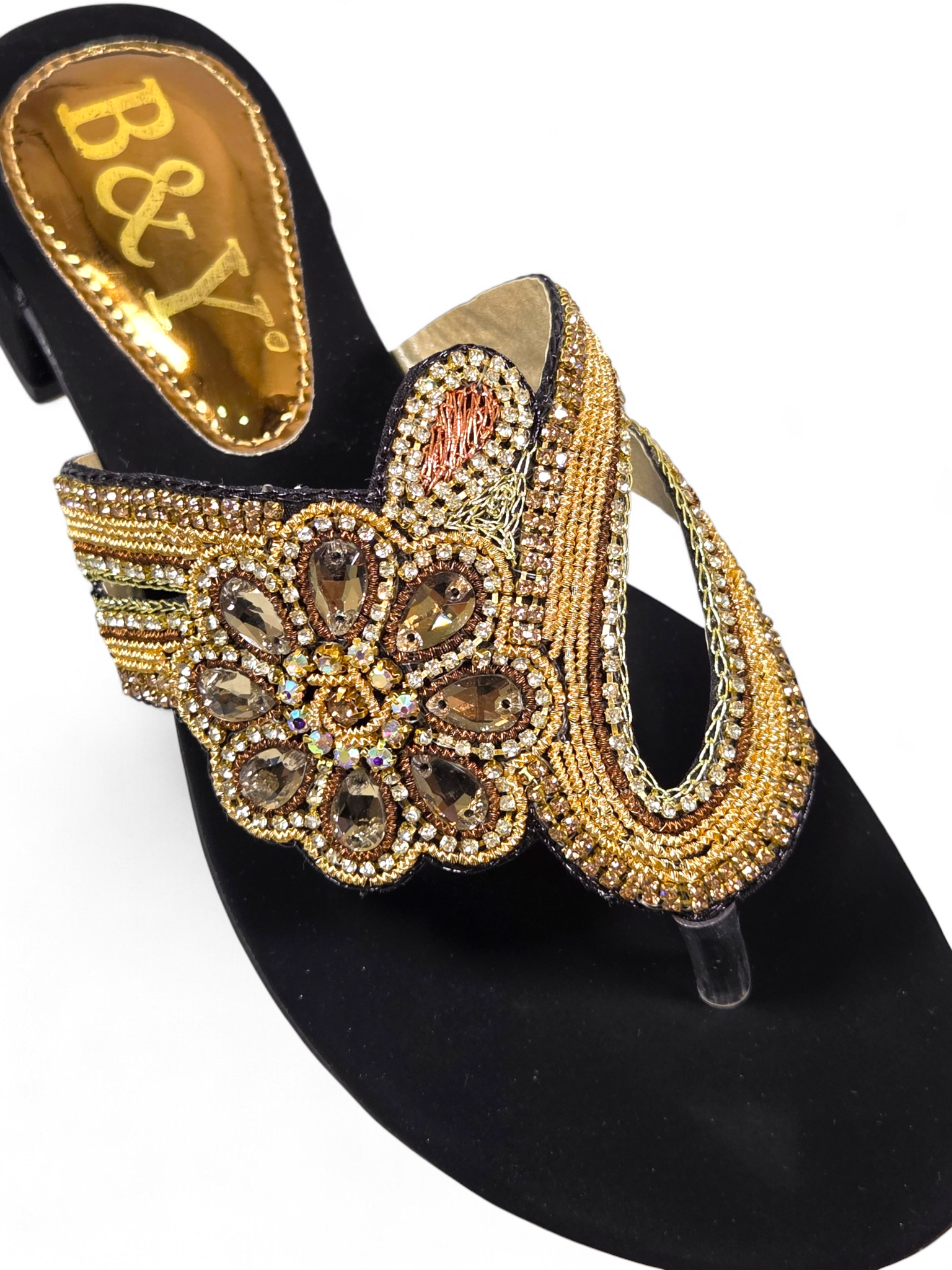 Chinelo 9821 Preto Salto Bloco