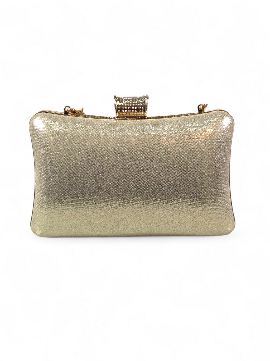 Bolsa Clutch Cristal Dourado 1049