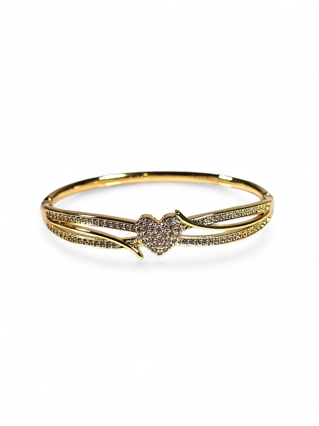 Pulseira Cristal Zirconia Dourada 019