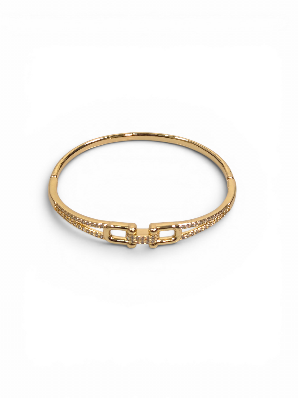 Pulseira Cristal Zirconia Dourado 2010