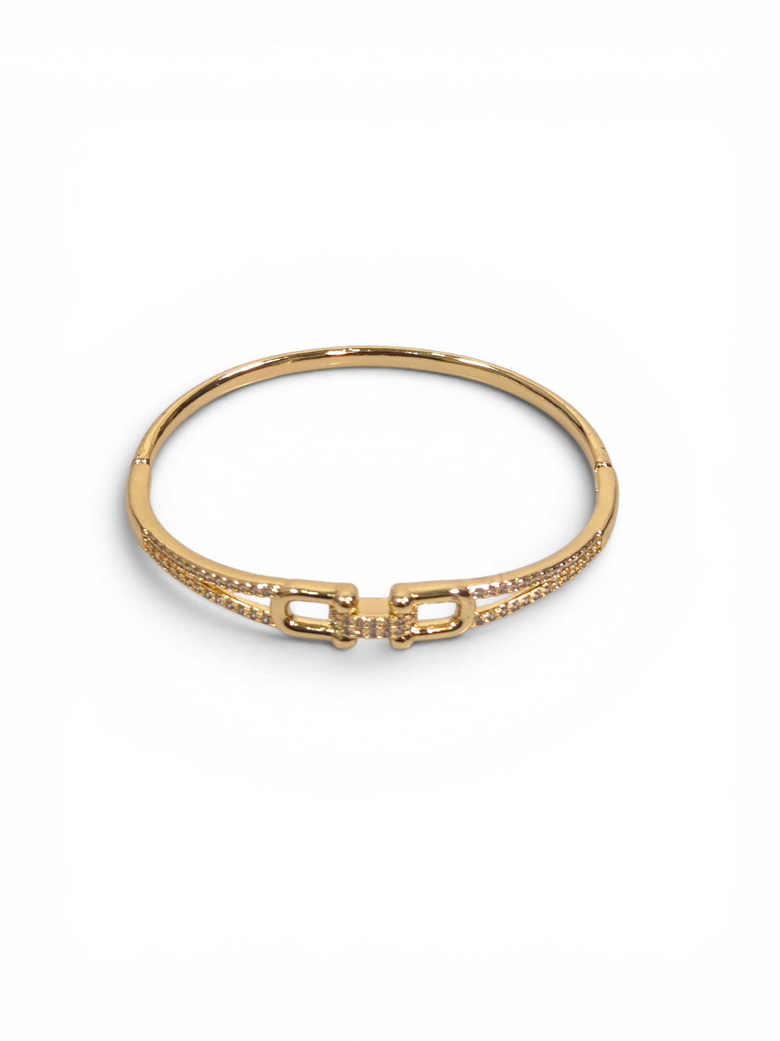 Pulseira Cristal Zirconia Dourado 2010