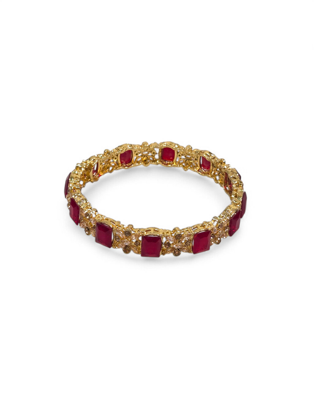 Bracelete Folheado Semi Joia Dourada #1063