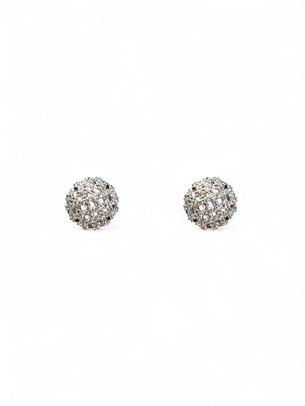 Brinco Cristal Zirconia Prata 071