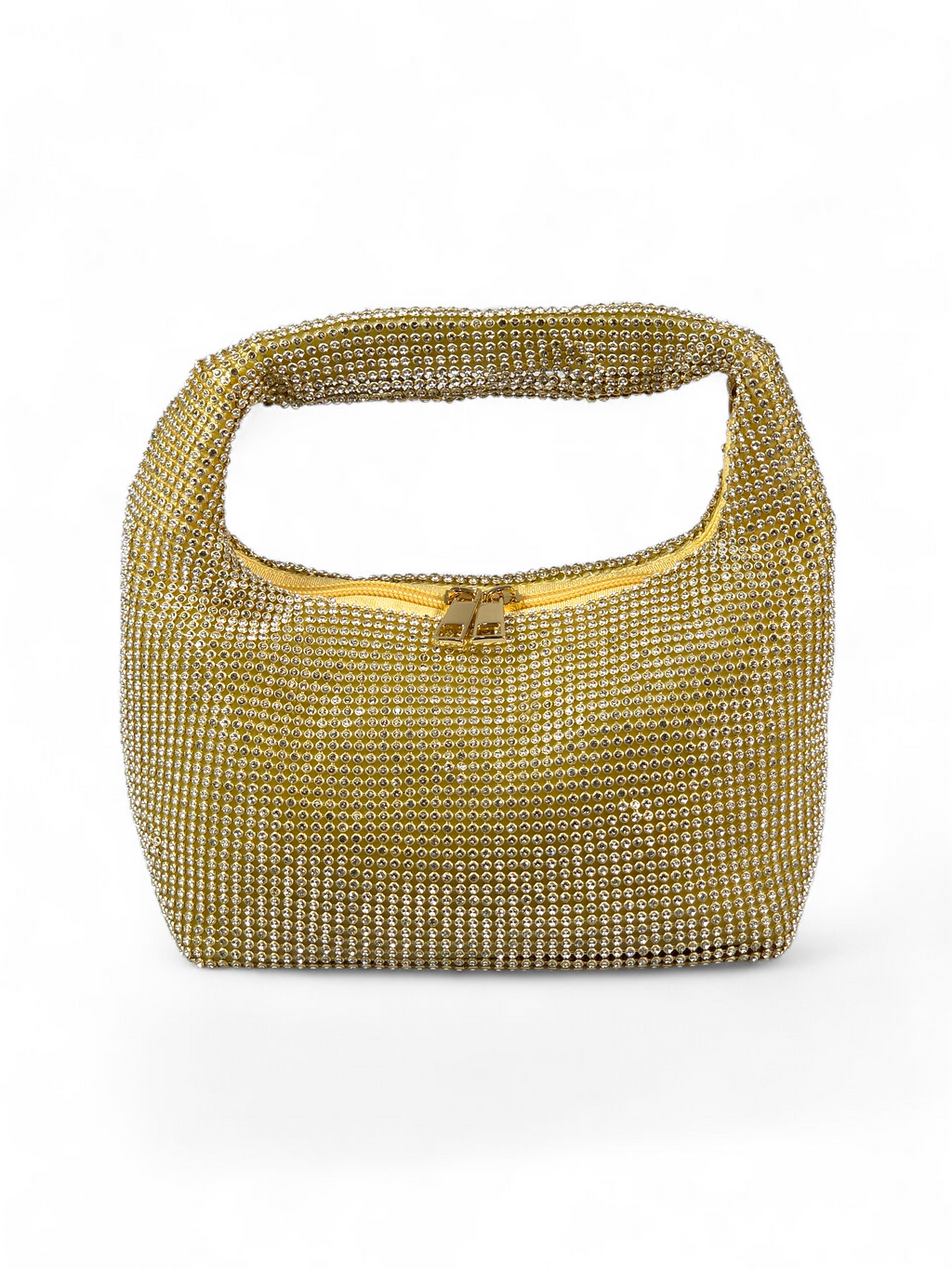 Bolsa Luxo Cristal Dourada 1040