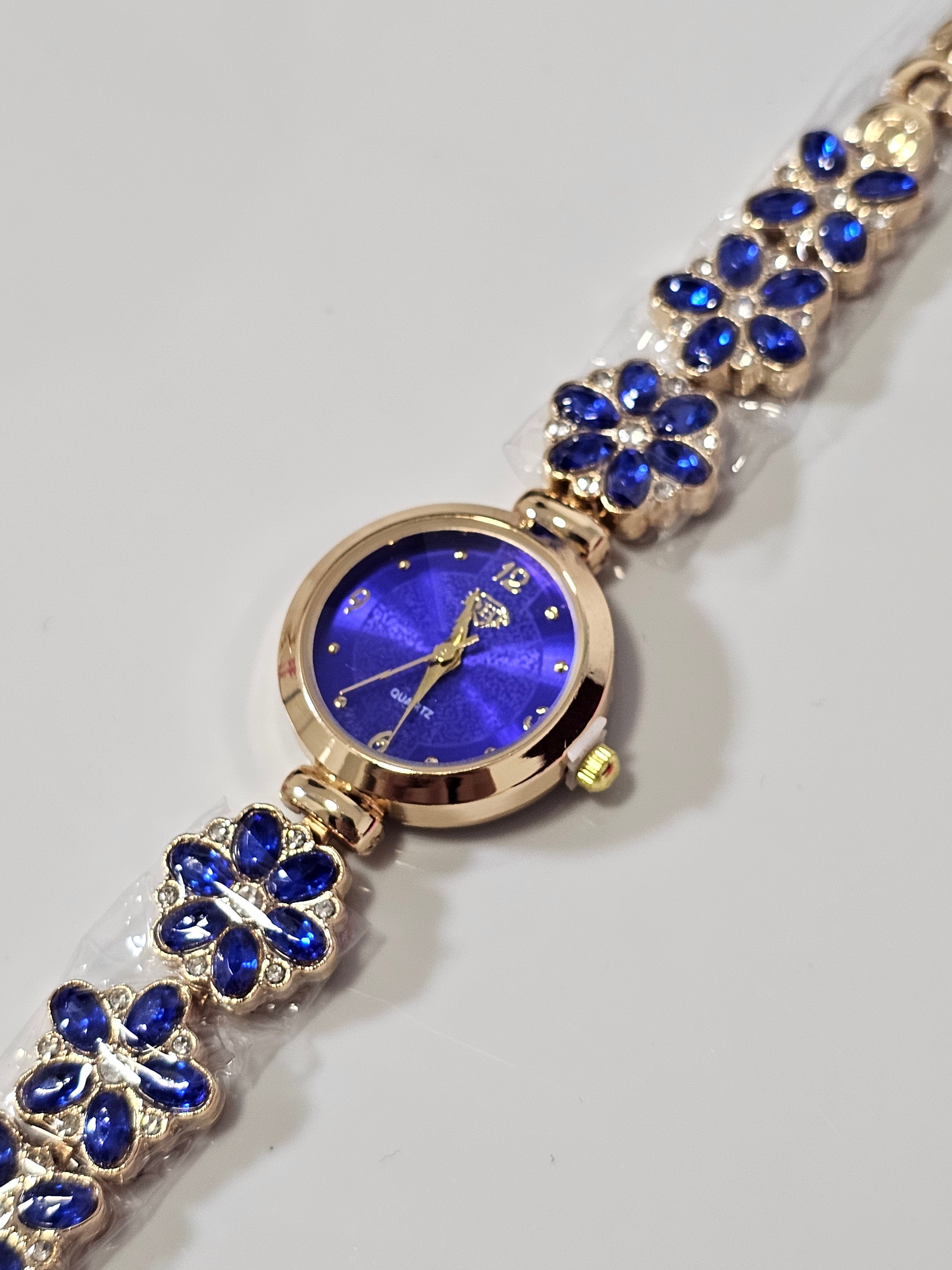 Relógio Prova d’Água com Pulseira Folheada 014