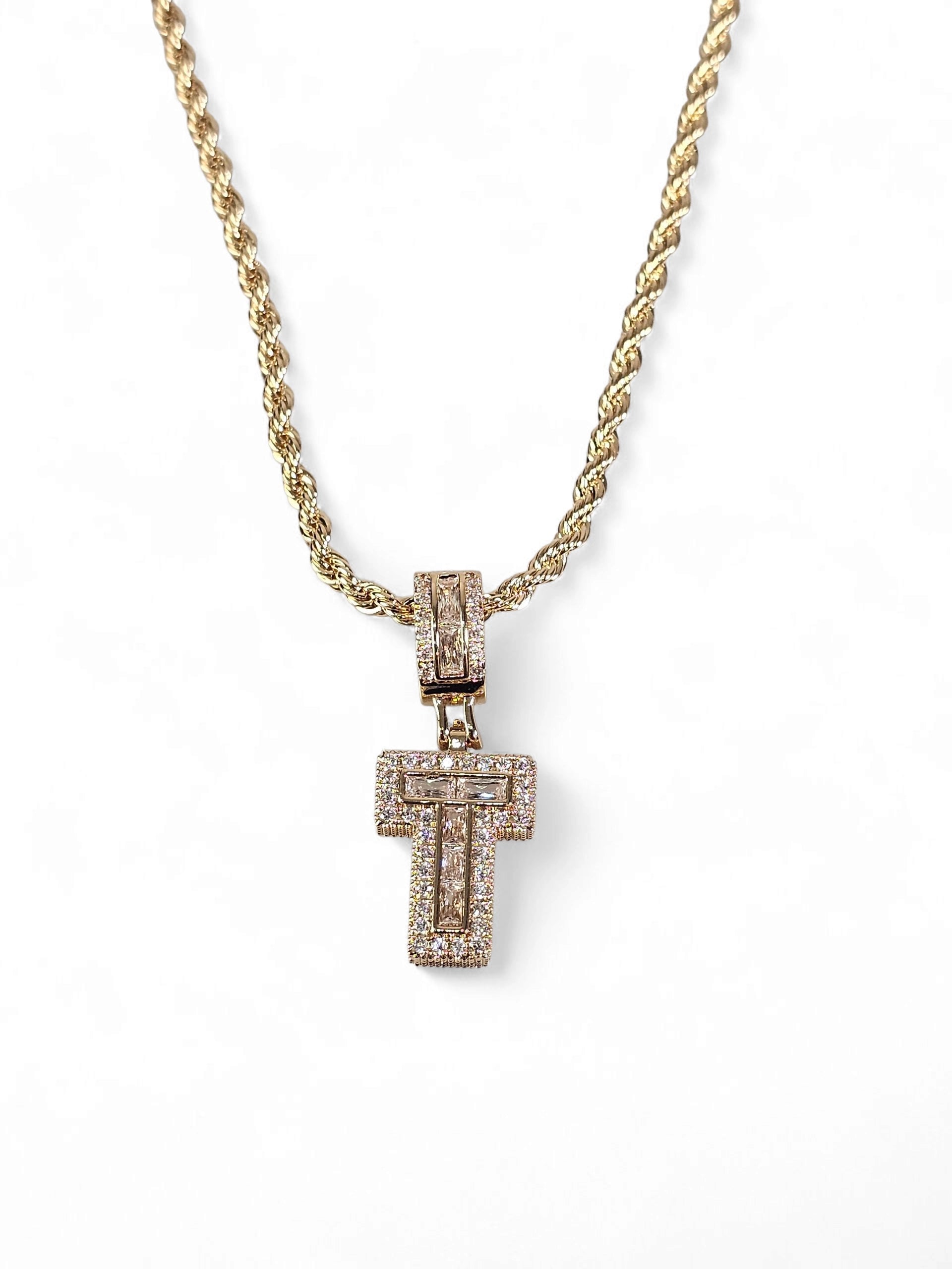 Colar Inicial (T) Zirconia