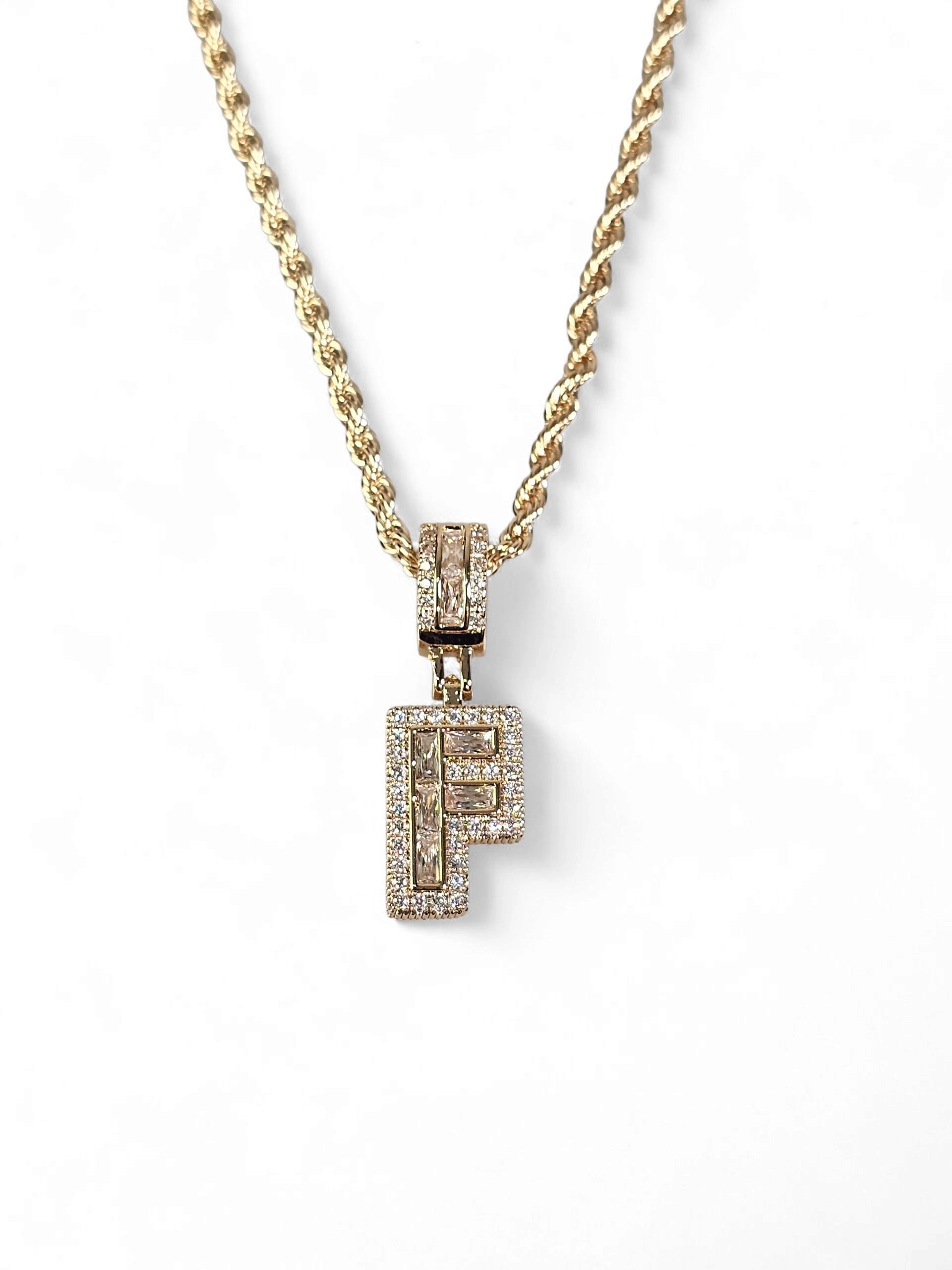 Colar Inicial (F) Zirconia