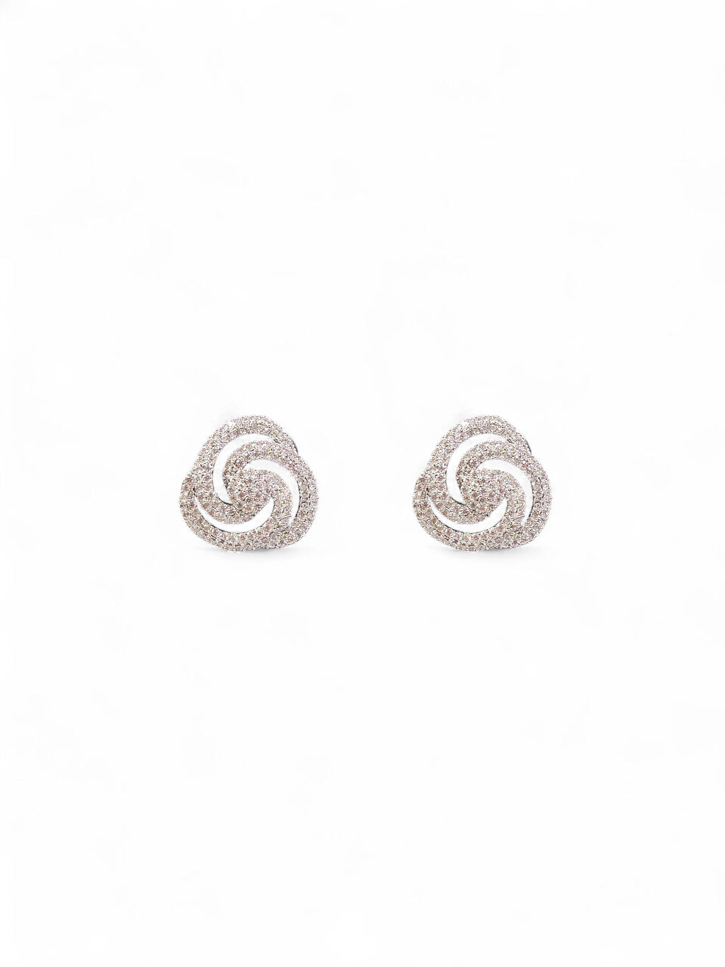 Brinco Cristal Zirconia Prata 057