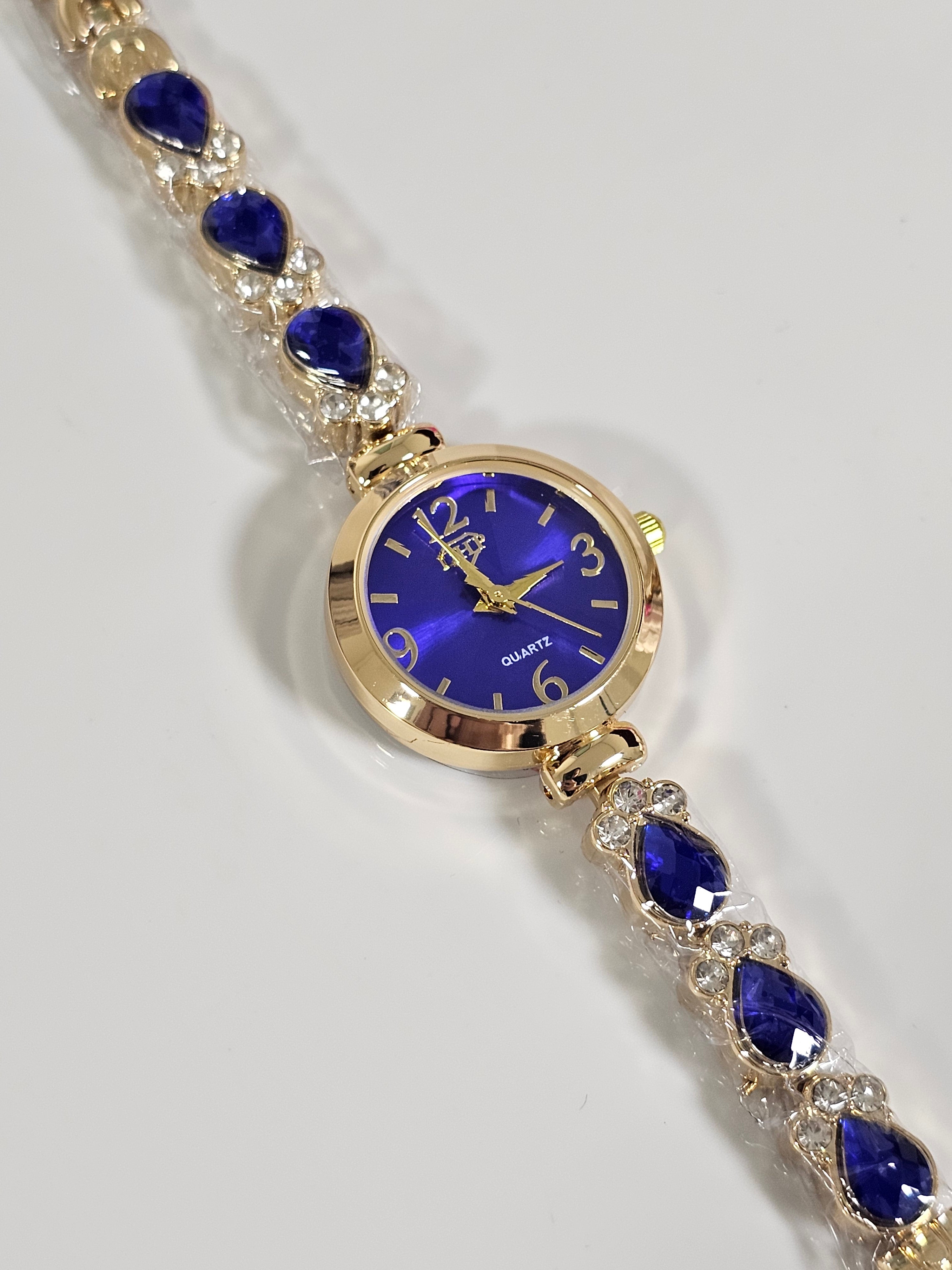 Relógio Prova d’Água com Pulseira Folheada 022