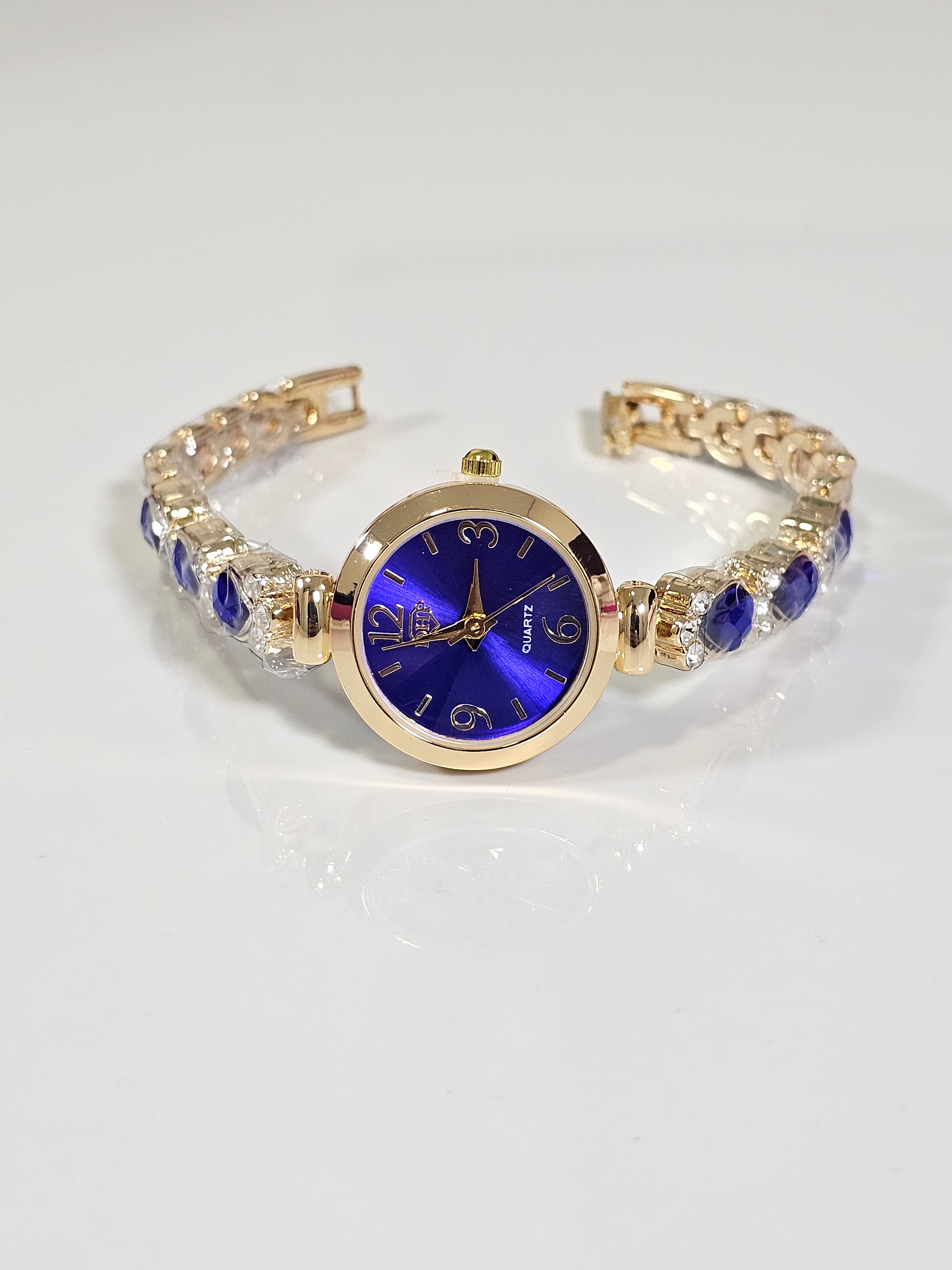 Relógio Prova d’Água com Pulseira Folheada 022