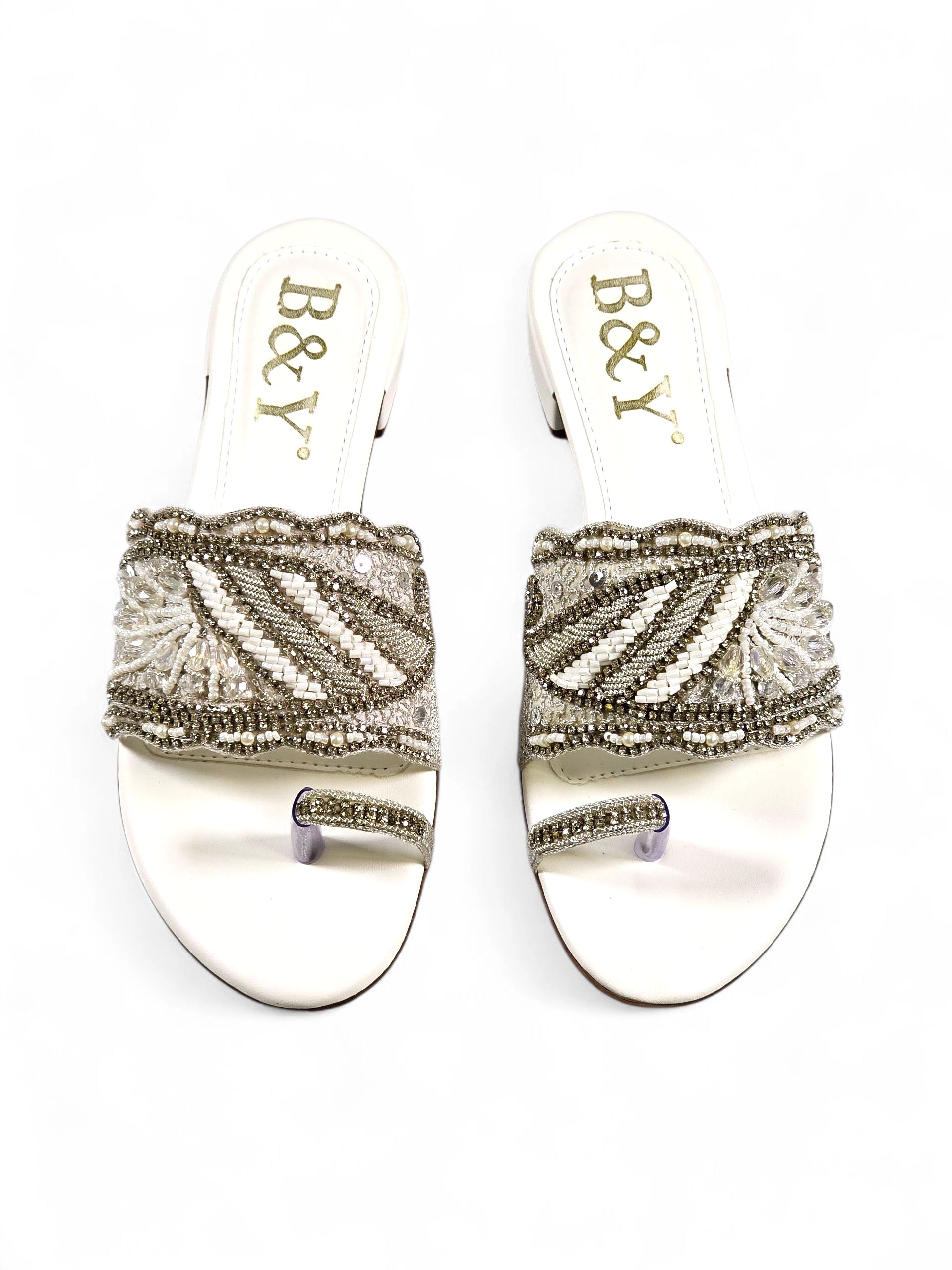 Tamanco 9431 Branco Salto Bloco