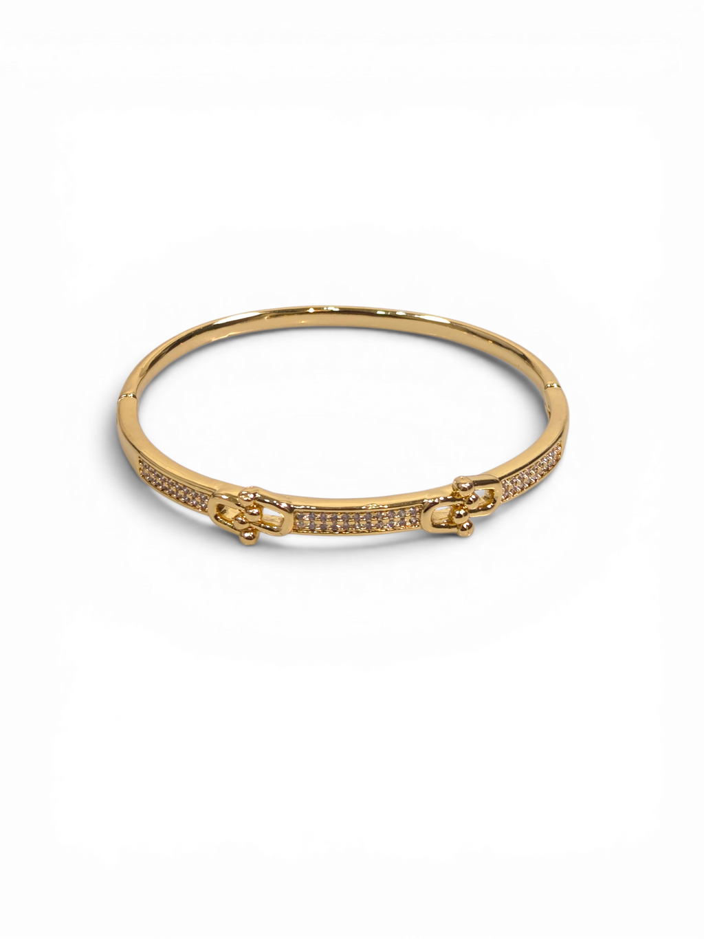 Pulseira Cristal Zirconia Dourado 2012
