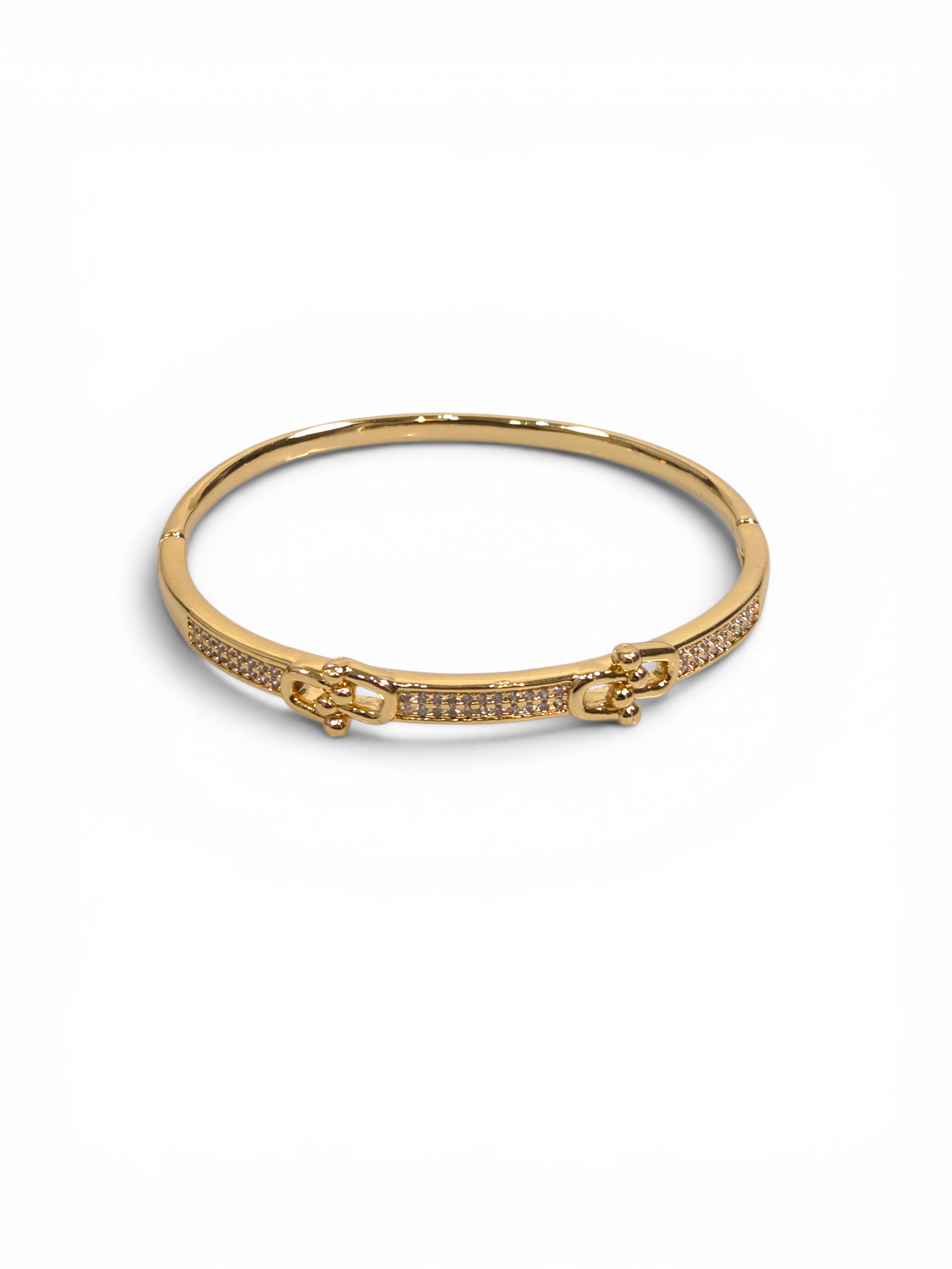 Pulseira Cristal Zirconia Dourado 2012