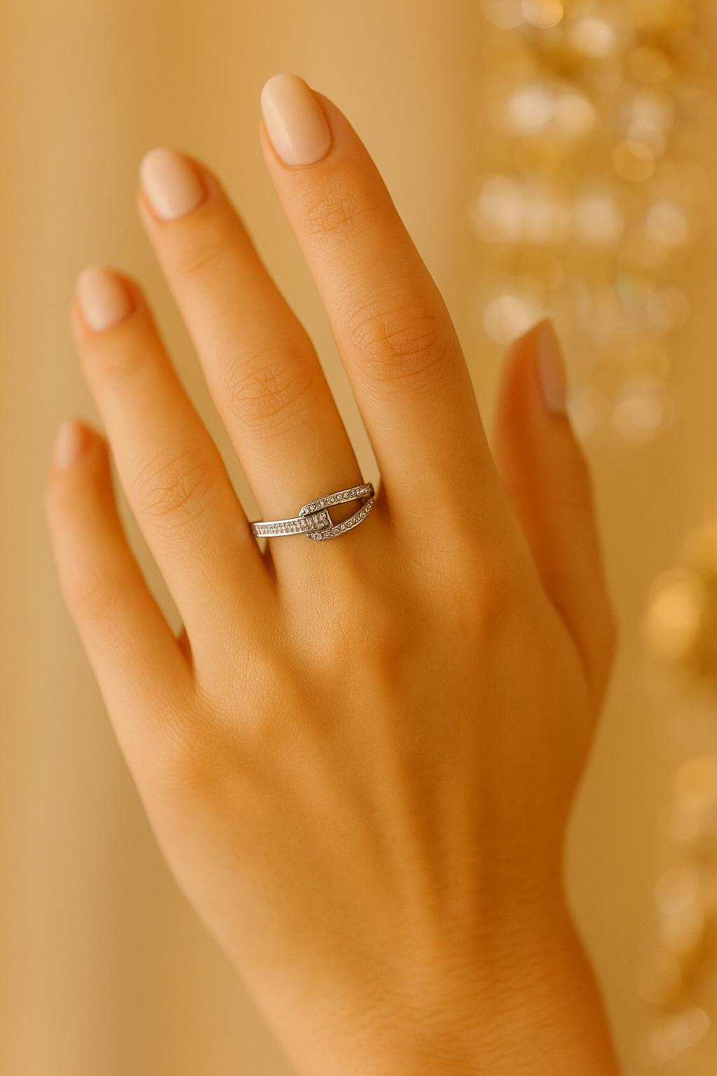 Anel Cristal Zirconia Prata 001