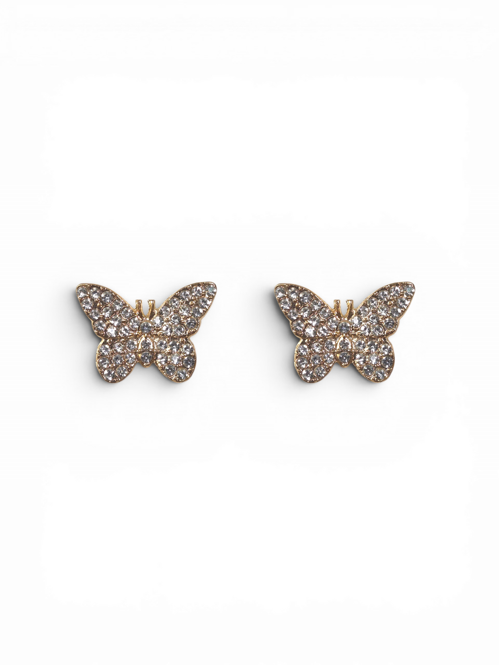 Brinco Cristal Zirconia Dourado #2045