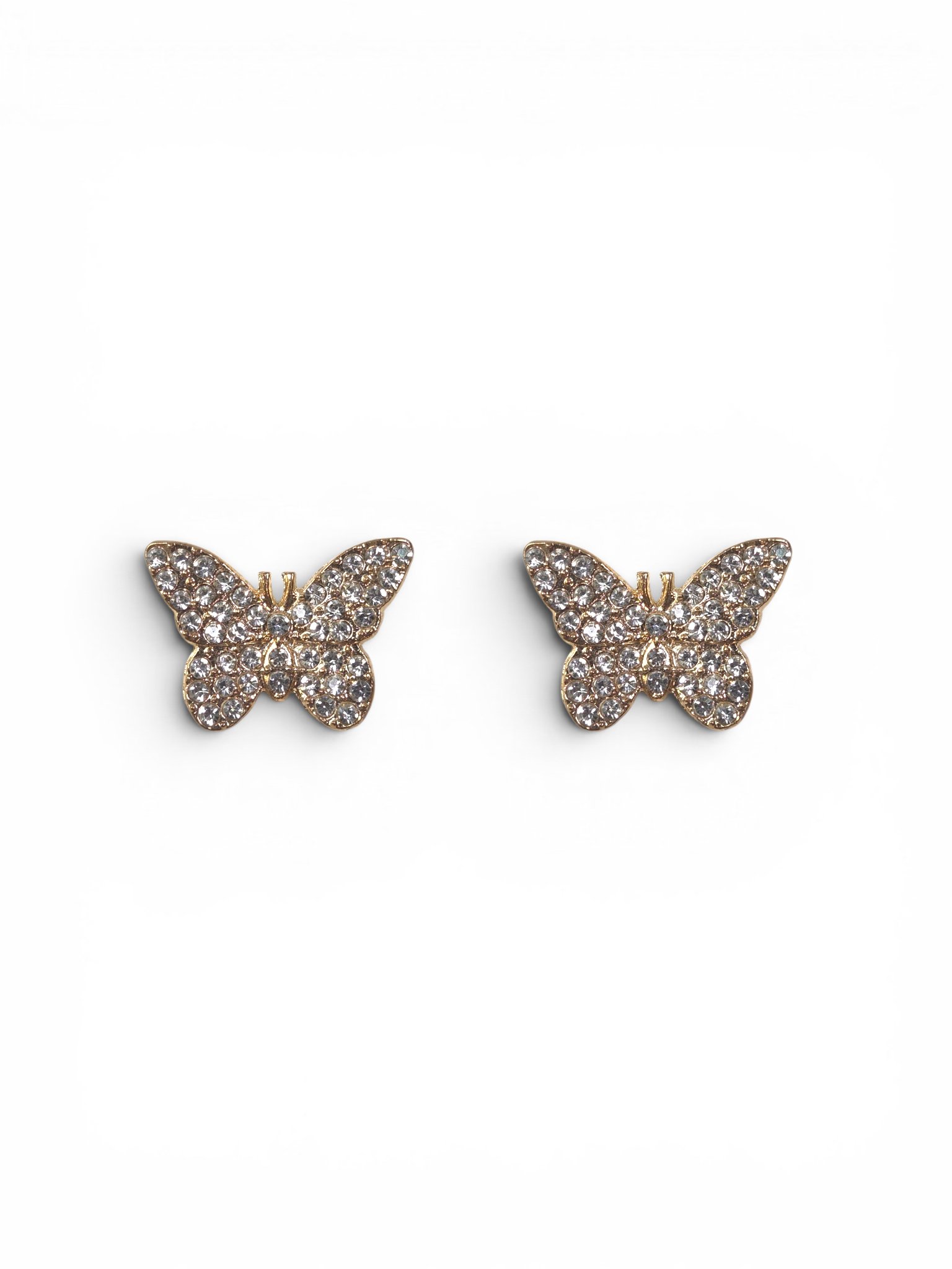 Brinco Cristal Zirconia Dourado #2045