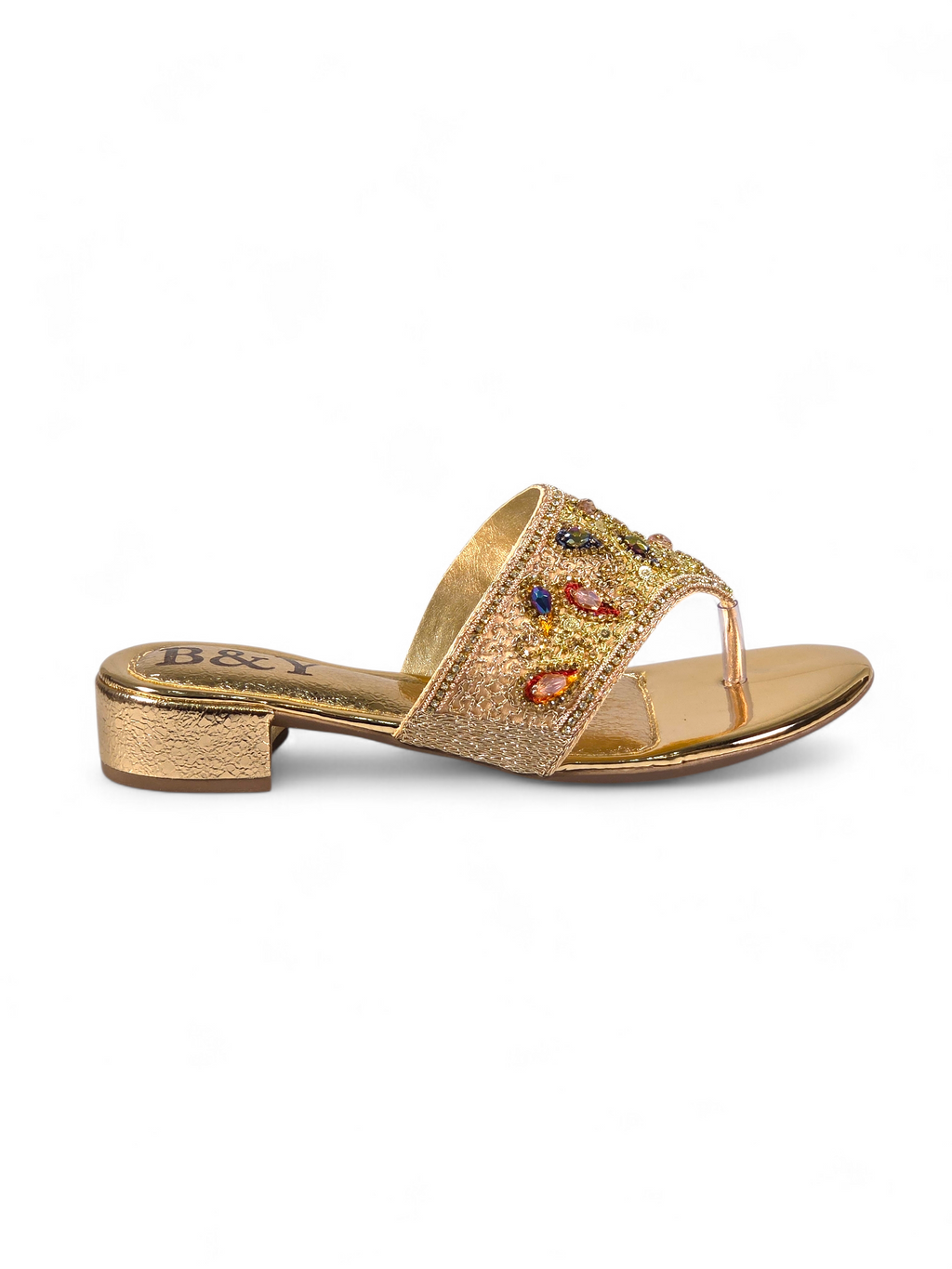 Chinelo 9441 Bronze Salto Bloco