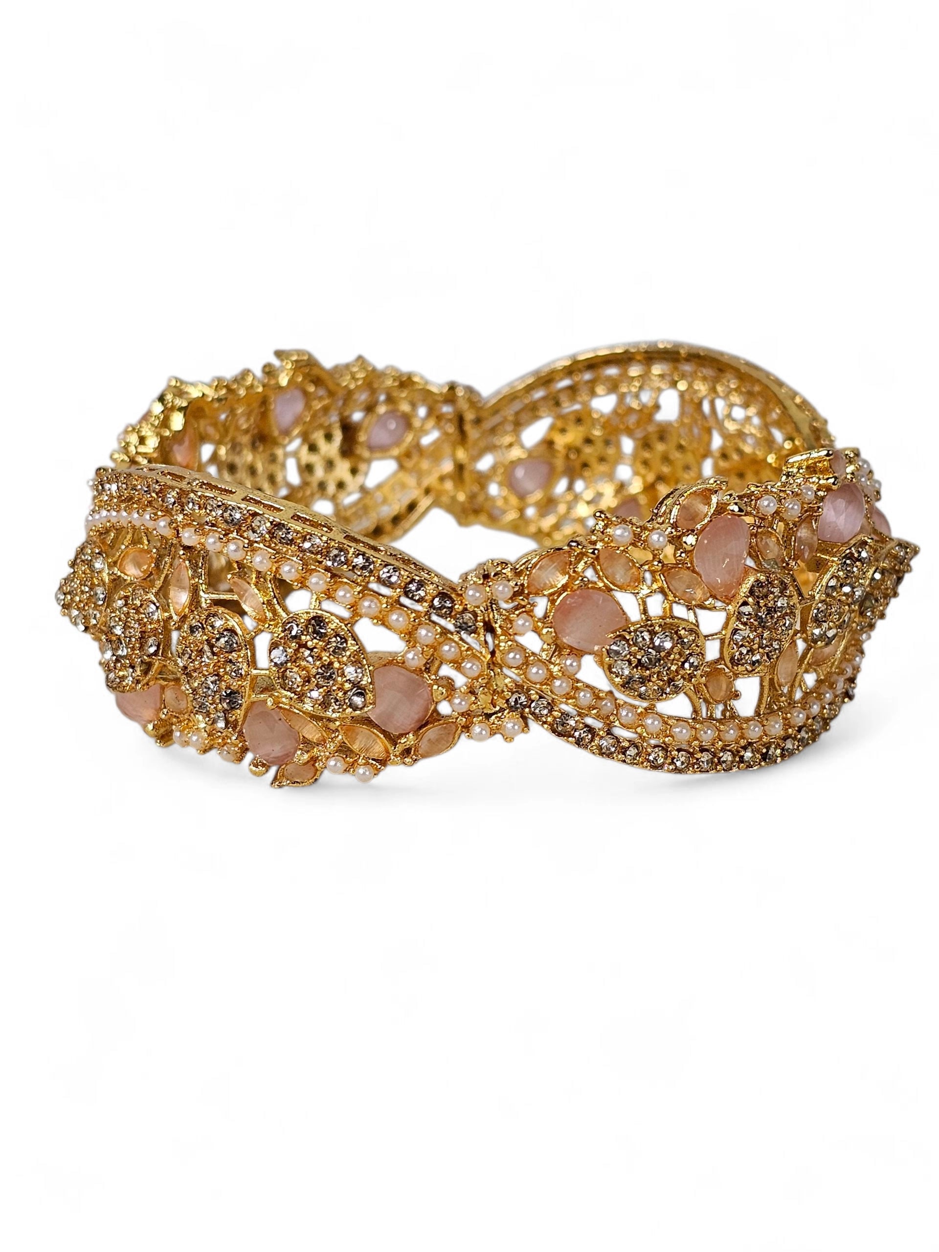 Bracelete Dourado Semi Joia 004