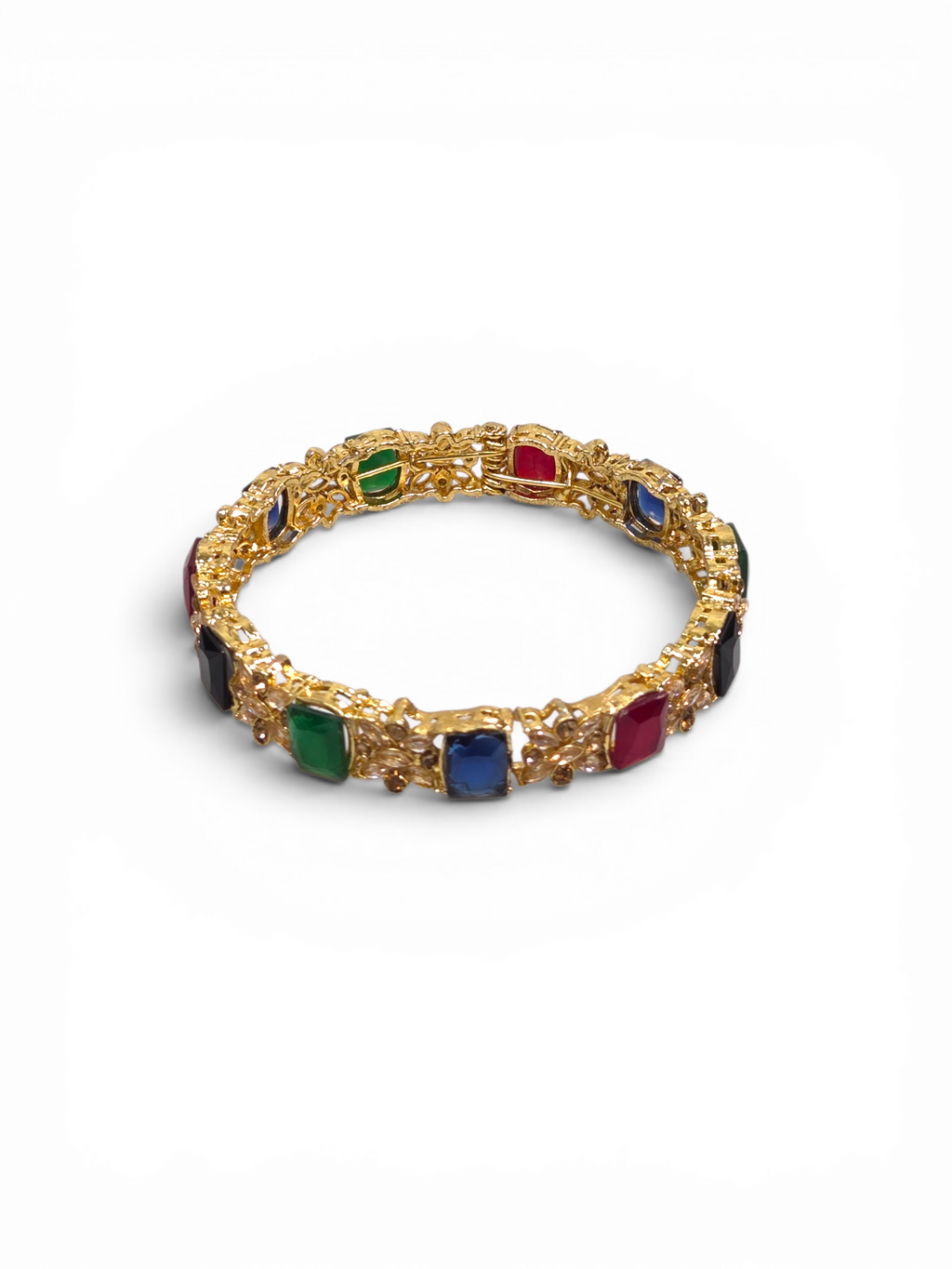 Bracelete Folheado Semi Joia Dourado #2030
