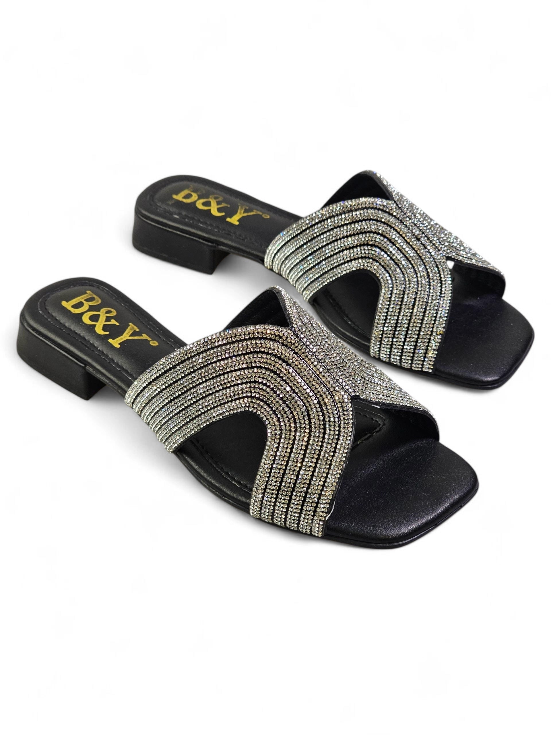 Tamanco 3005 Preto Salto Baixo